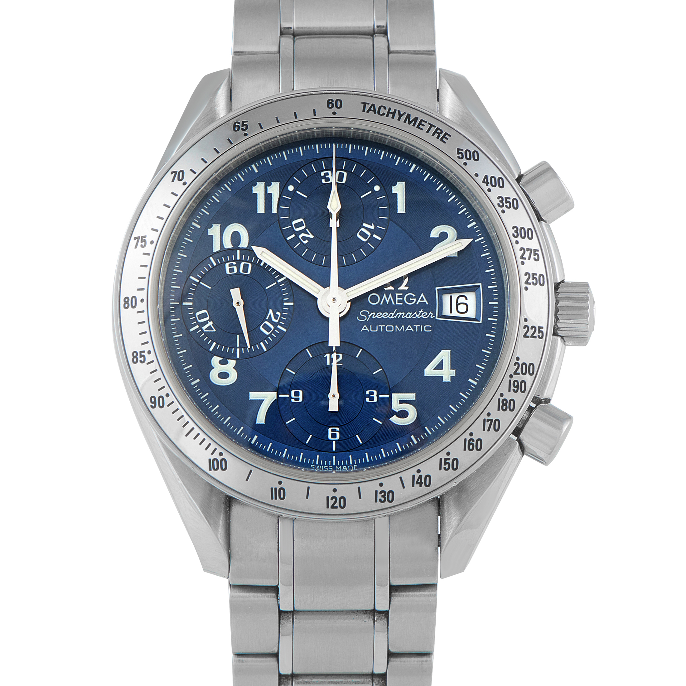 Omega Speedmaster Date Chronograph Steel Watch 3513.82.00