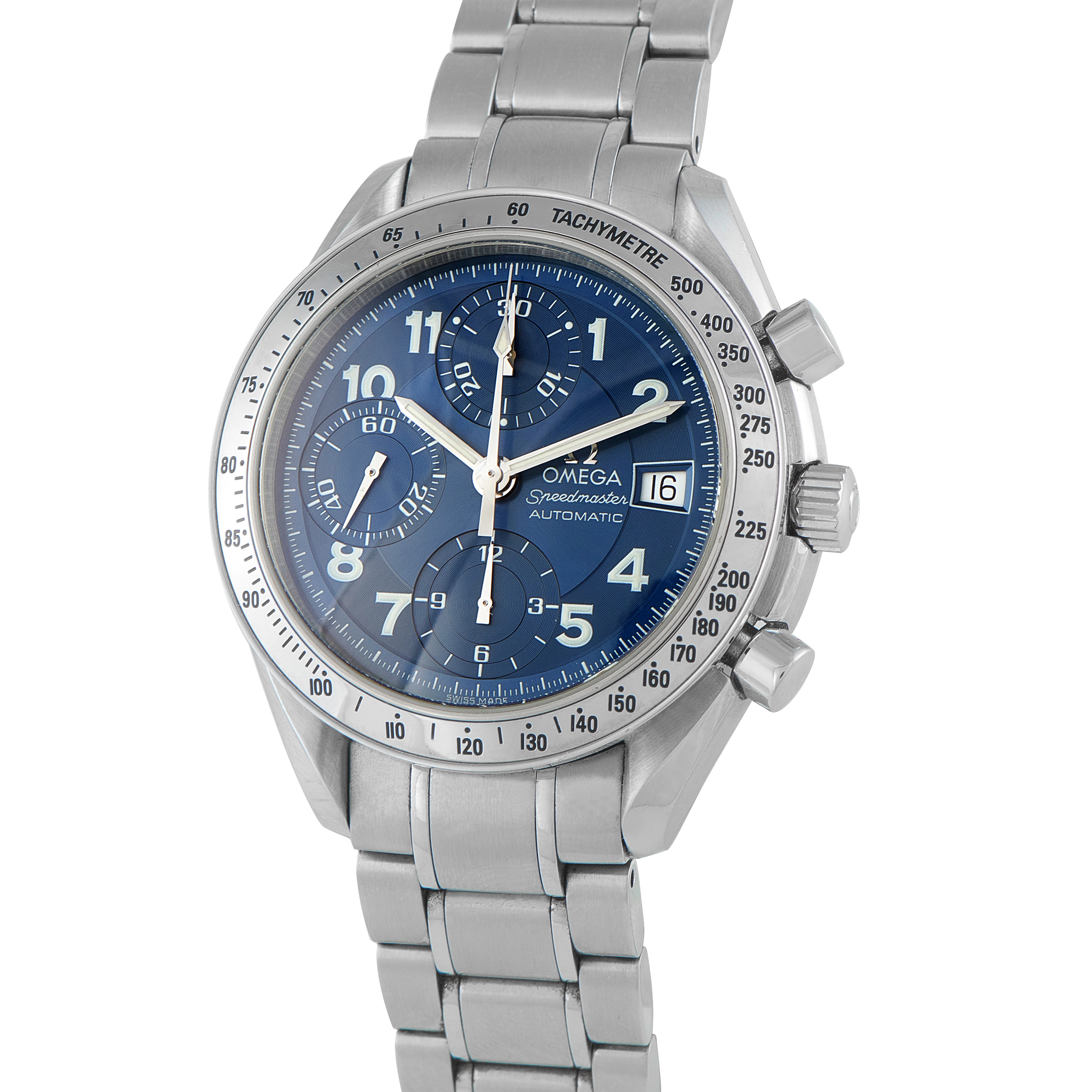 Omega Speedmaster Date Chronograph Steel Watch 3513.82.00