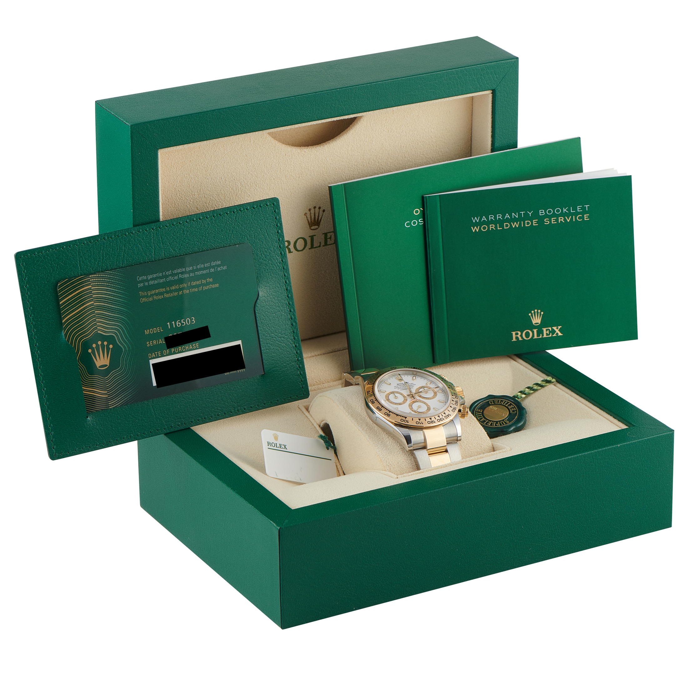 Rolex Daytona White Dial Two-Tone 116503