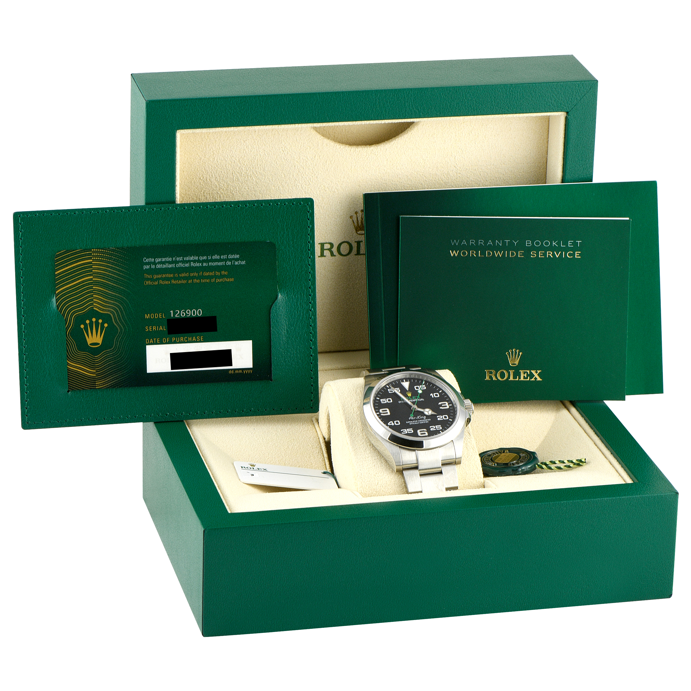 Rolex Air-King Steel Watch 126900