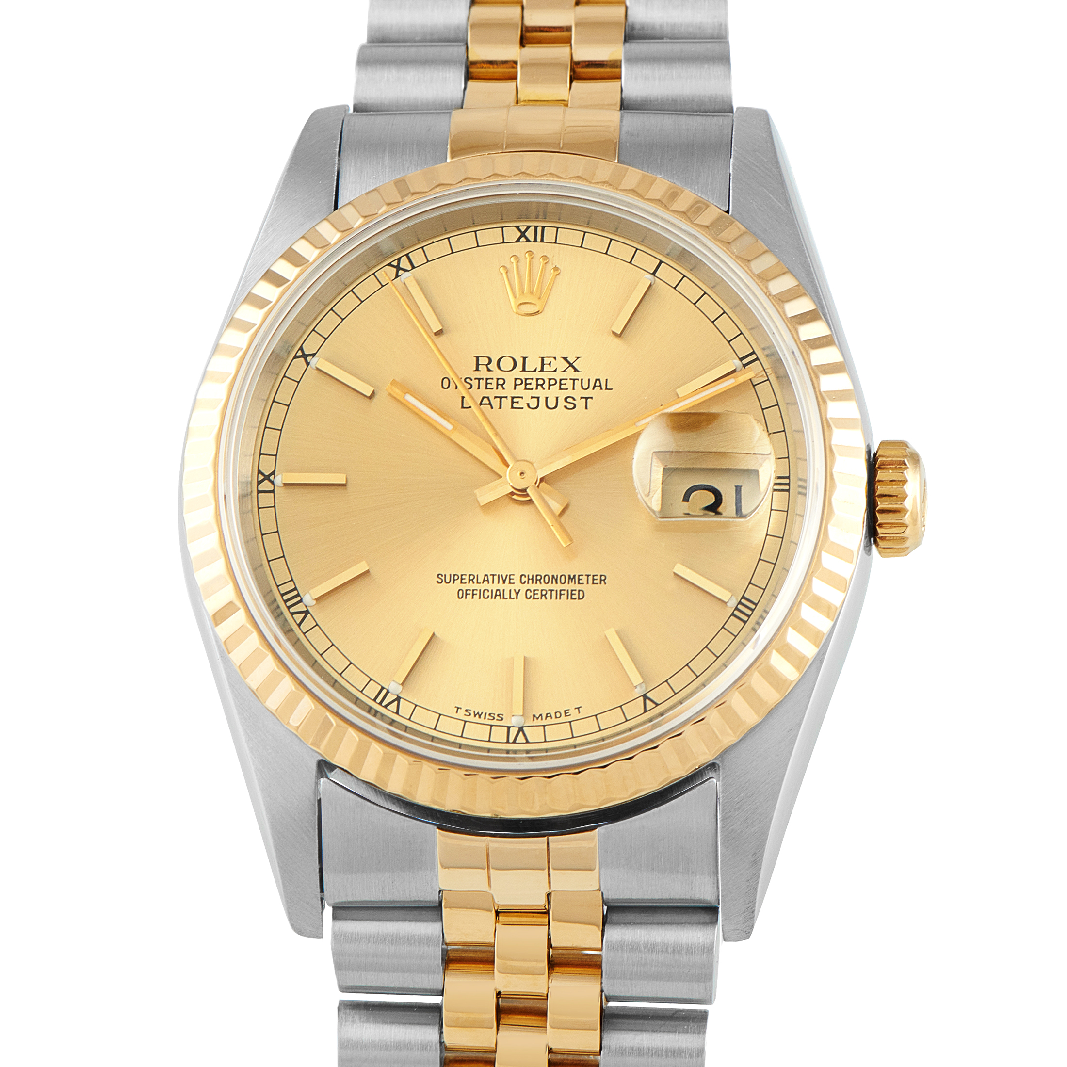 Rolex Datejust 36 Two-Tone Jubilee Watch 16233