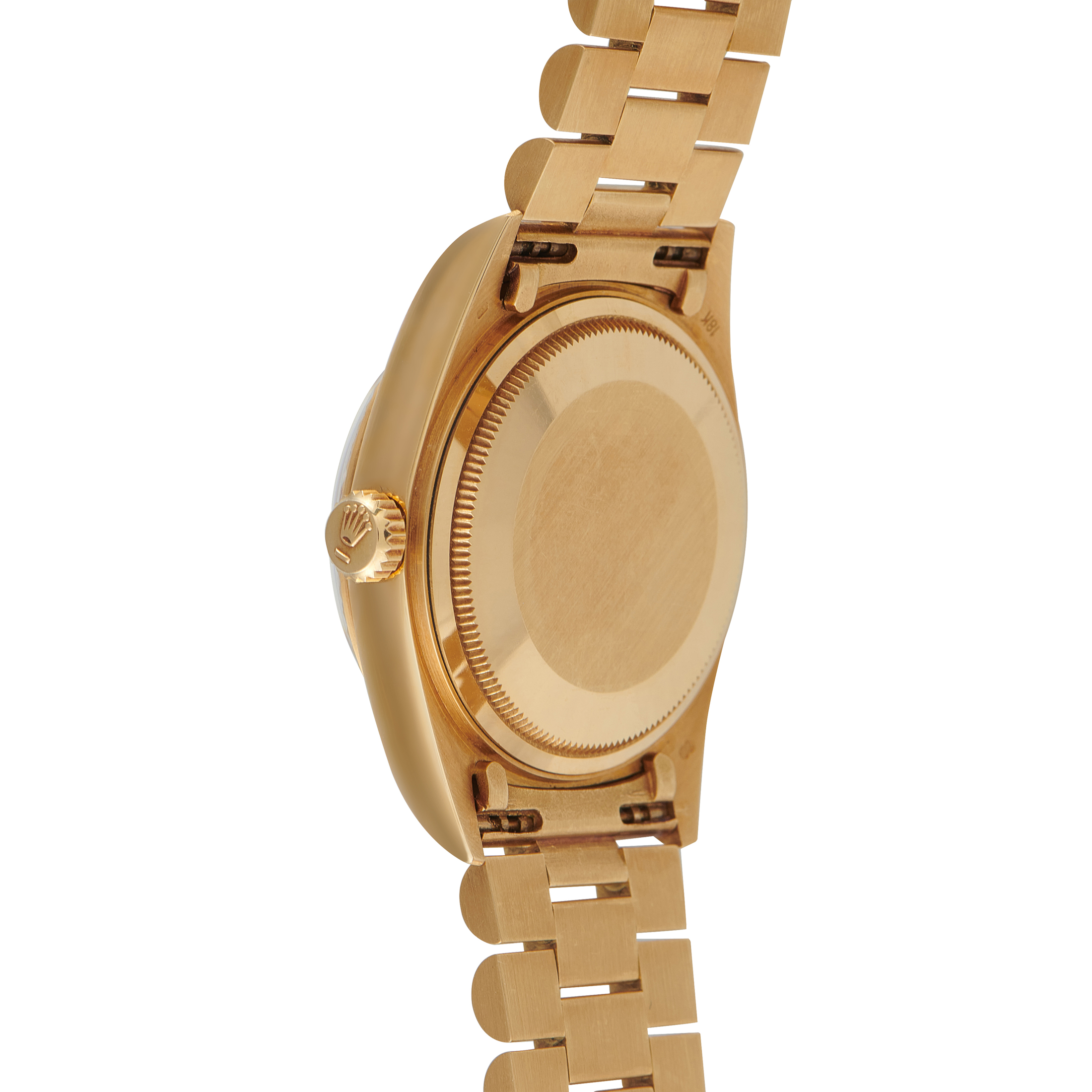 Rolex Day-Date 36 Wood Dial Yellow Gold President Watch 18038