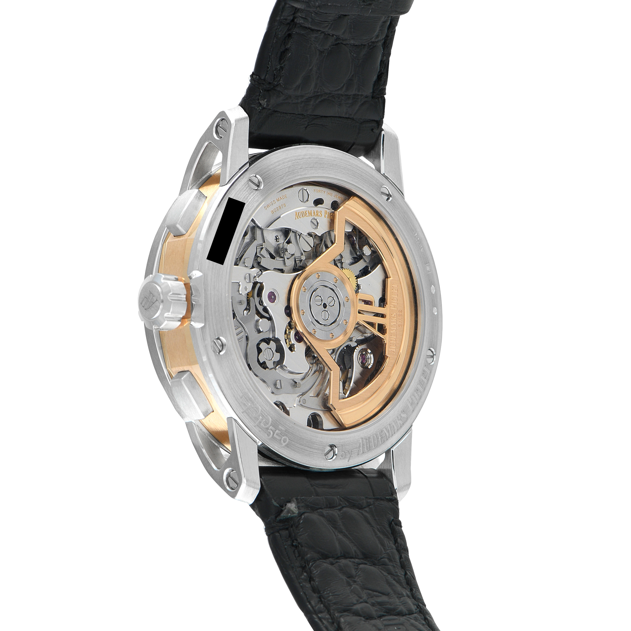 Audemars Piguet Code 11.59 Chronograph White and Rose Gold Watch 26393CR.OO.A002KB.01