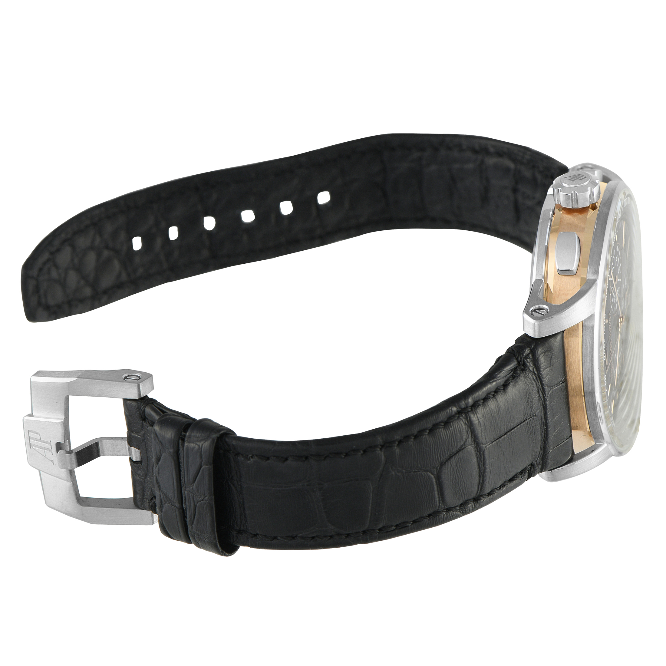 Audemars Piguet Code 11.59 Chronograph White and Rose Gold Watch 26393CR.OO.A002KB.01