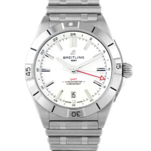 Breitling Chronomat 40 Automatic GMT Steel Watch A32398101A1A1