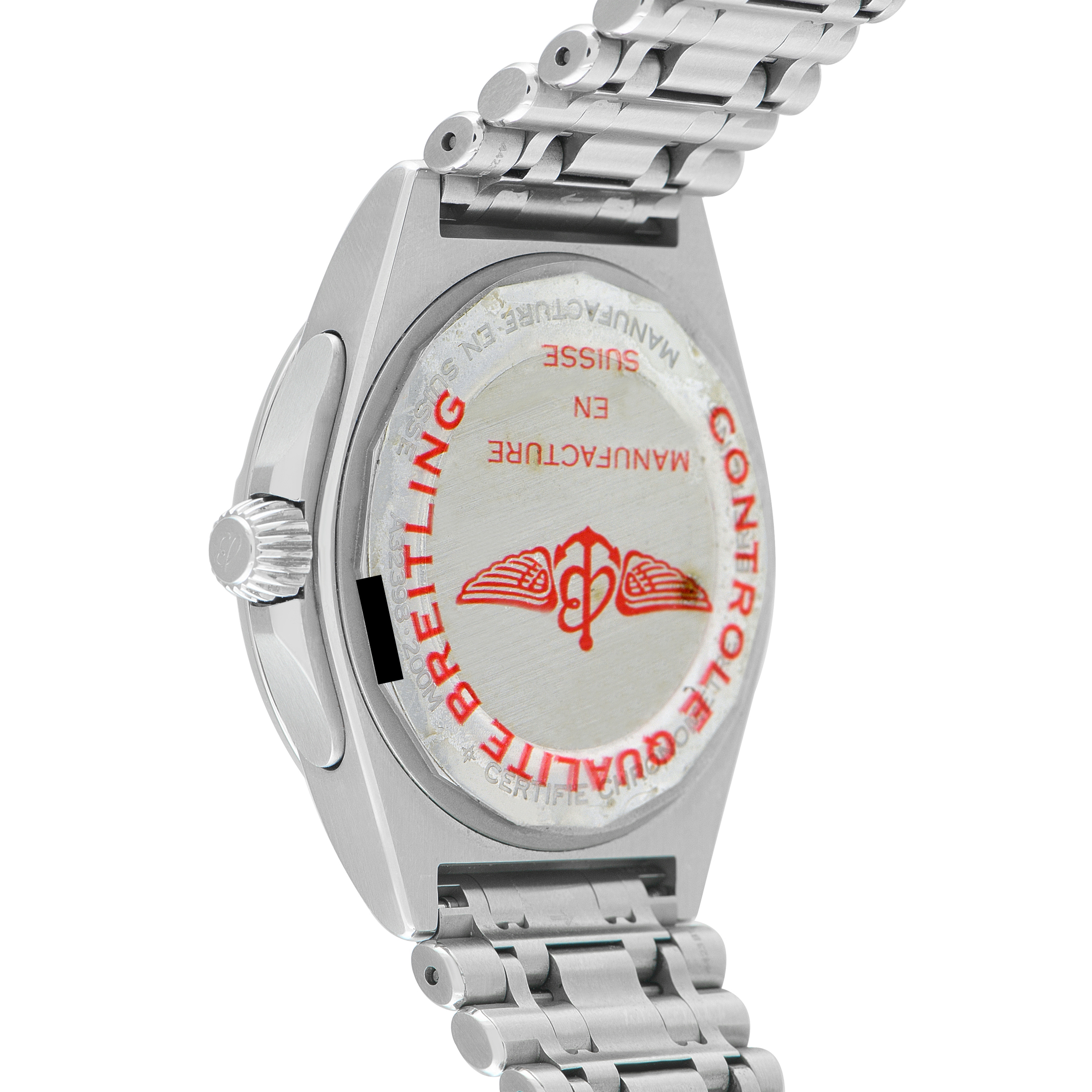 Breitling Chronomat 40 Automatic GMT Steel Watch A32398101A1A1