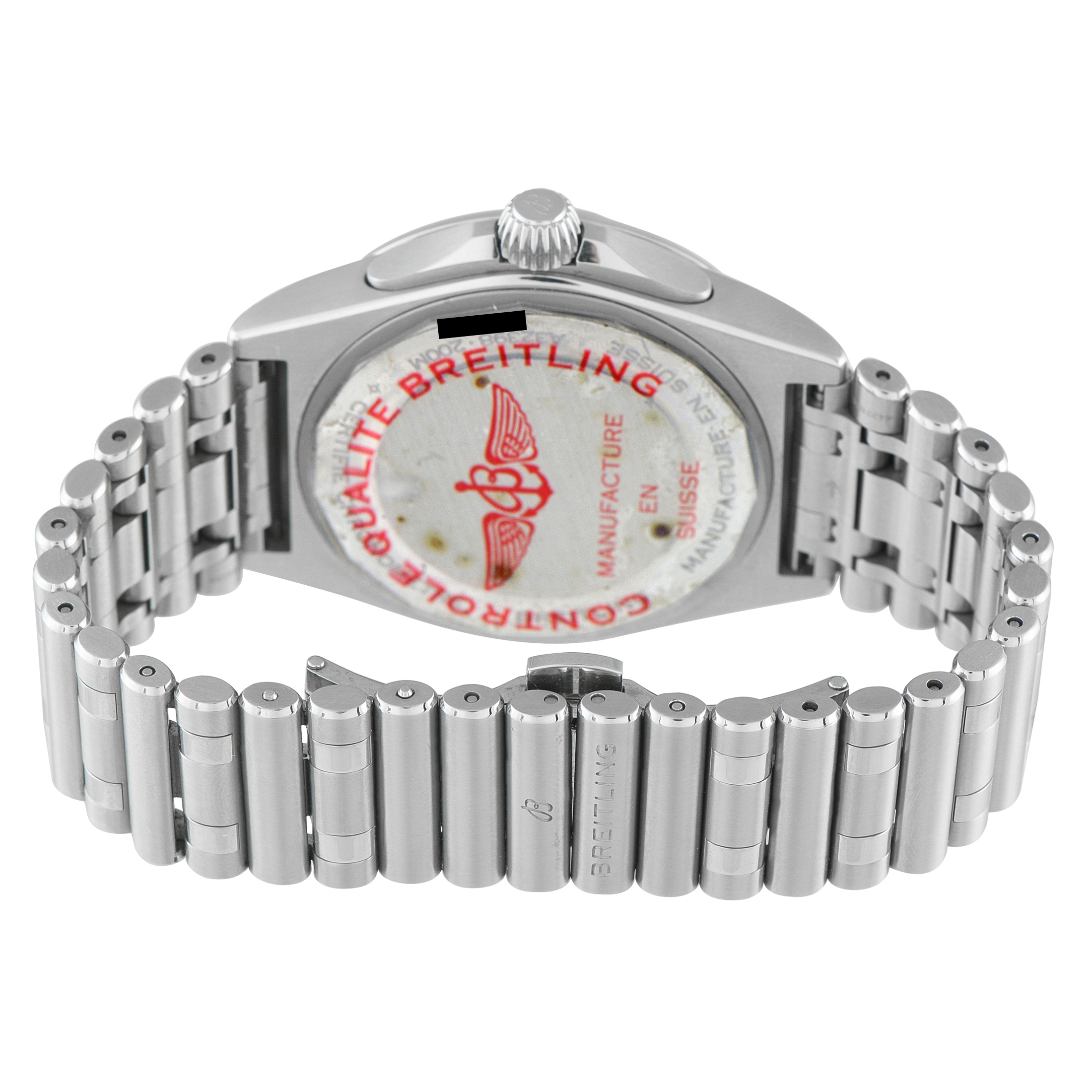 Breitling Chronomat 40 Automatic GMT Steel Watch A32398101A1A1