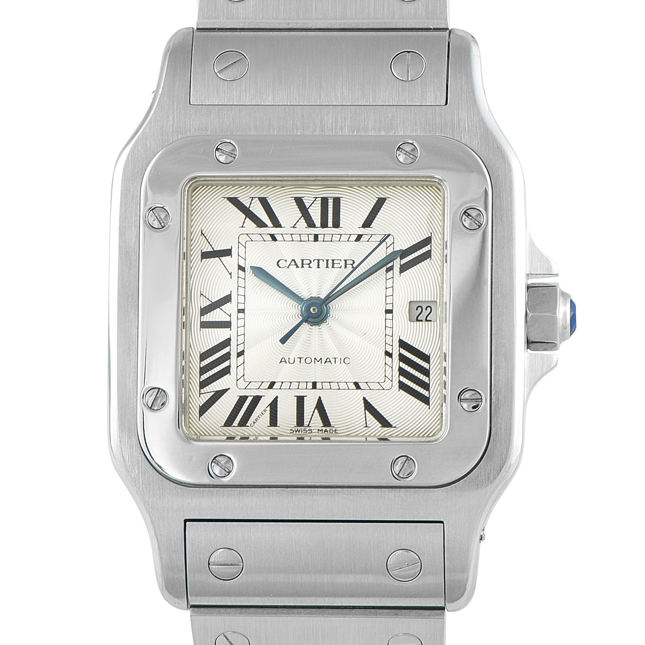 Cartier Santos Galbee Steel Watch W20055D6