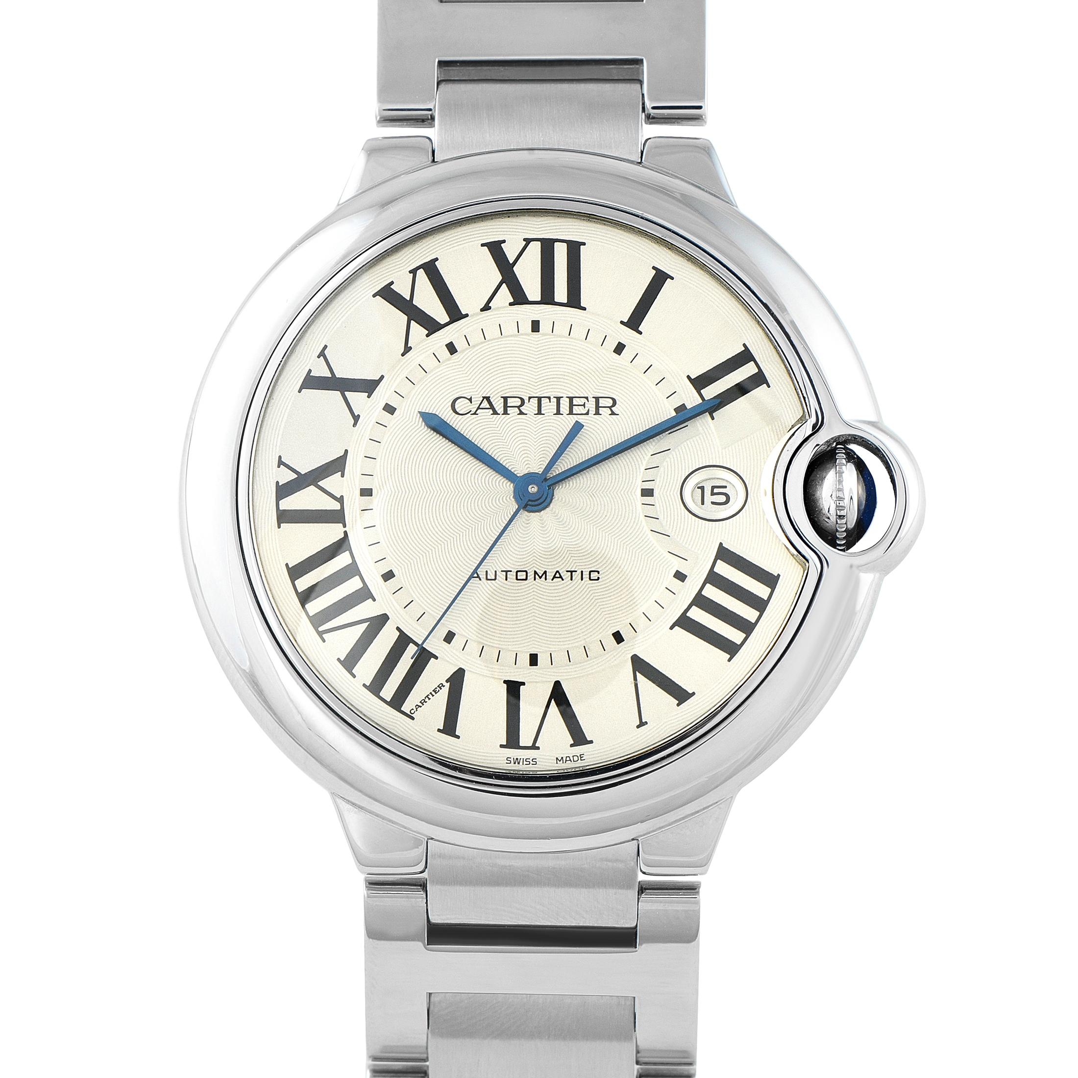 Cartier Ballon Blue Automatic Steel Watch W69012Z4