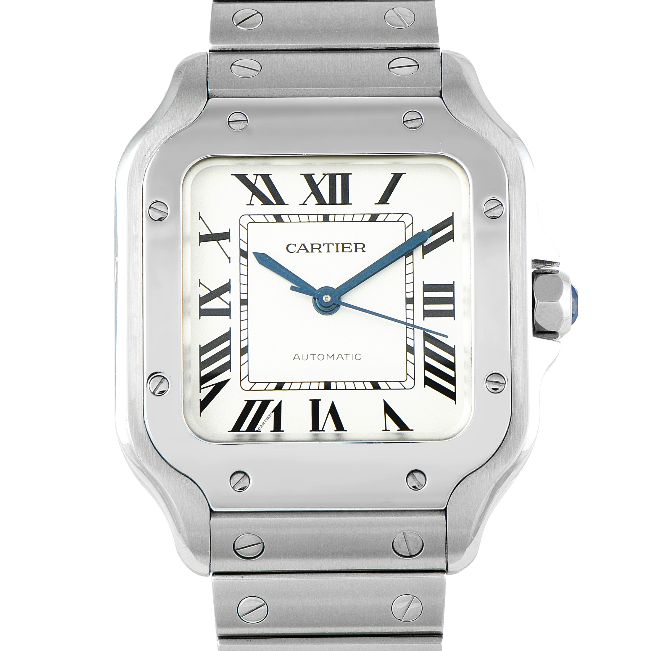 Cartier Santos Medium Model Steel Watch WSSA0029