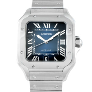 Cartier Santos Large Model Steel Watch WSSA0030