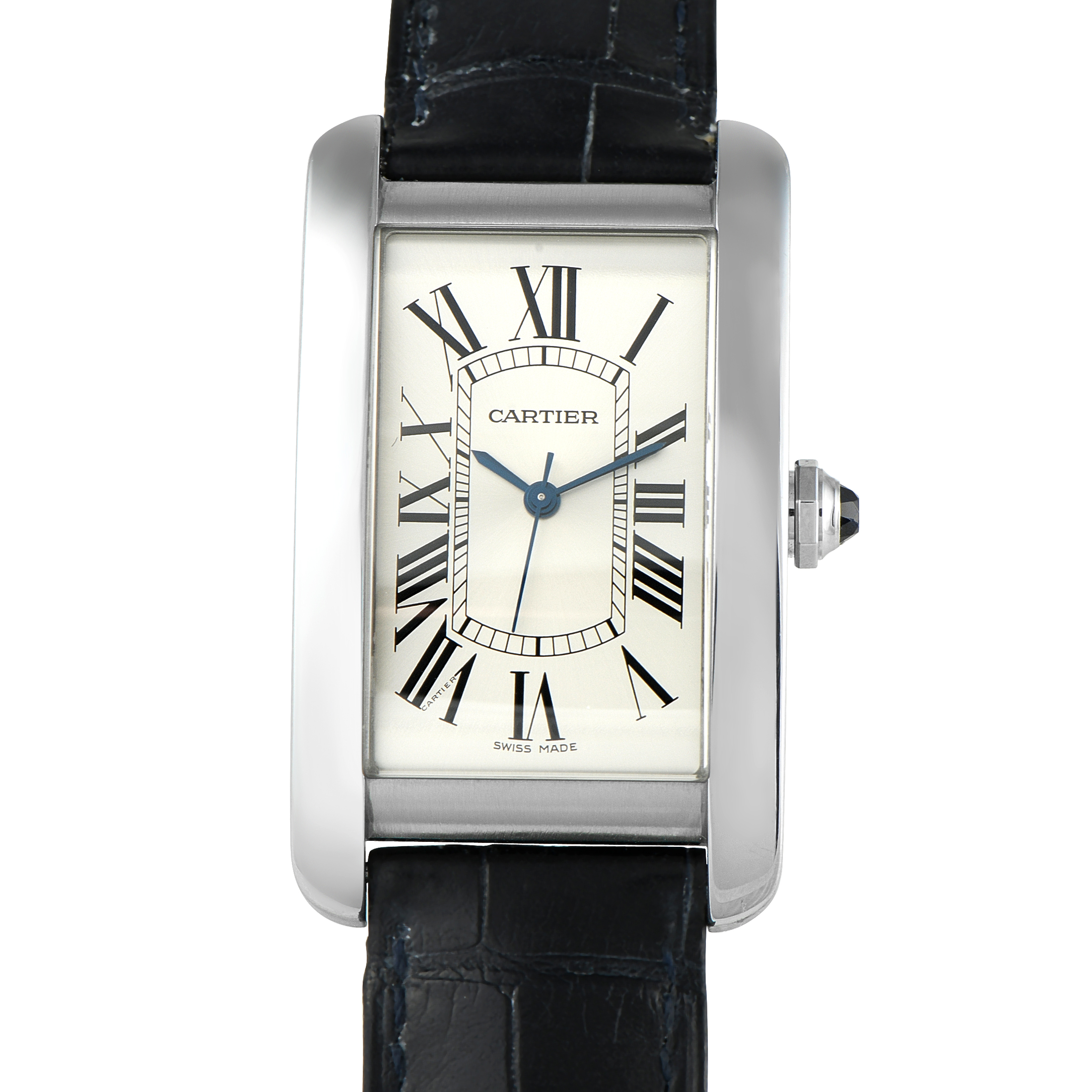 Cartier Tank Américaine Large Steel Watch WSTA0018 wsta0018
