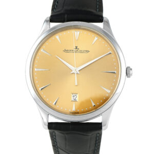 Jaeger-LeCoultre Master Ultra Thin Date Champagne Dial Steel Watch Q1288430