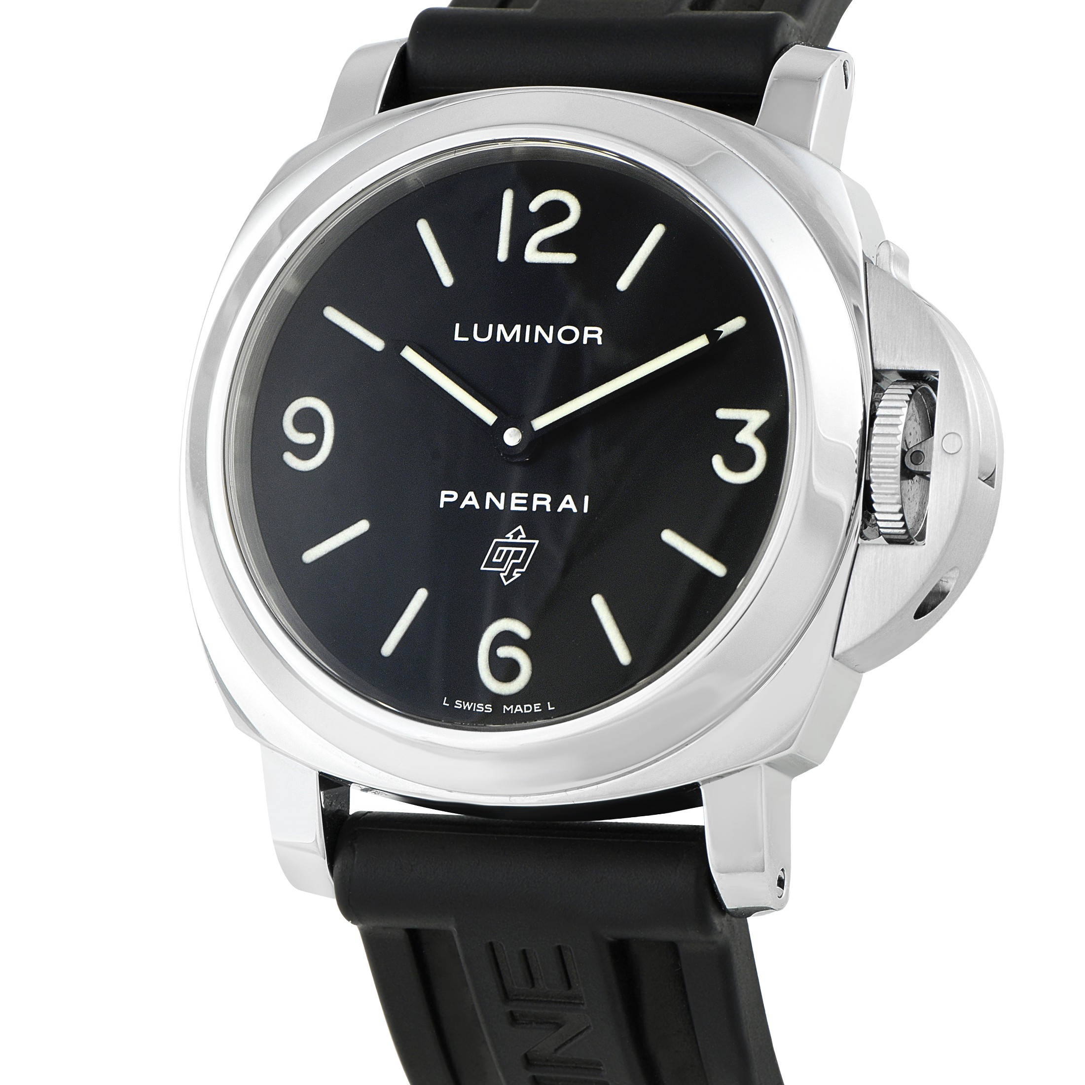 Officine Panerai Luminor Base Logo Steel Watch PAM00000