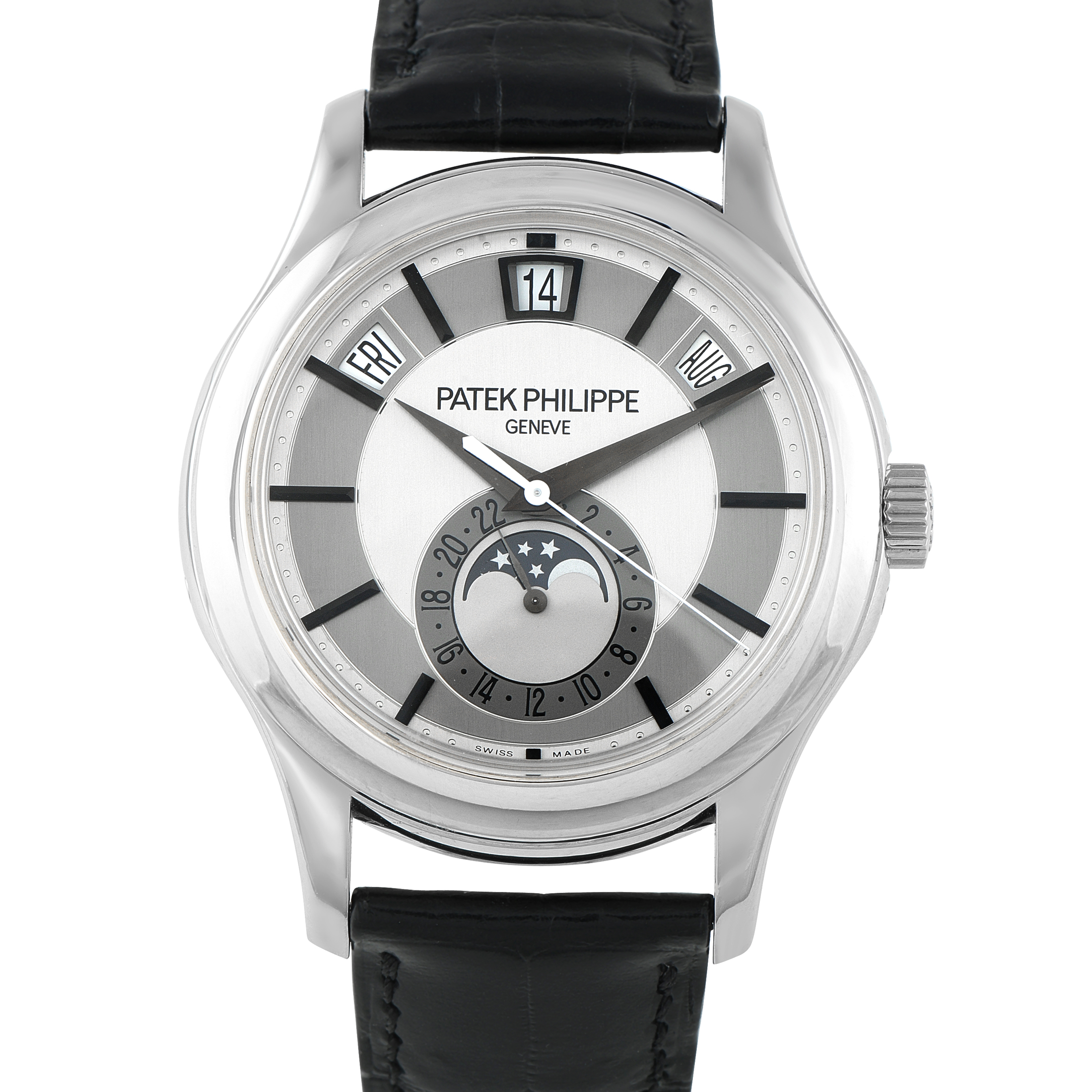 Patek Philippe Complications Annual Calendar White Gold Watch 5205g-001