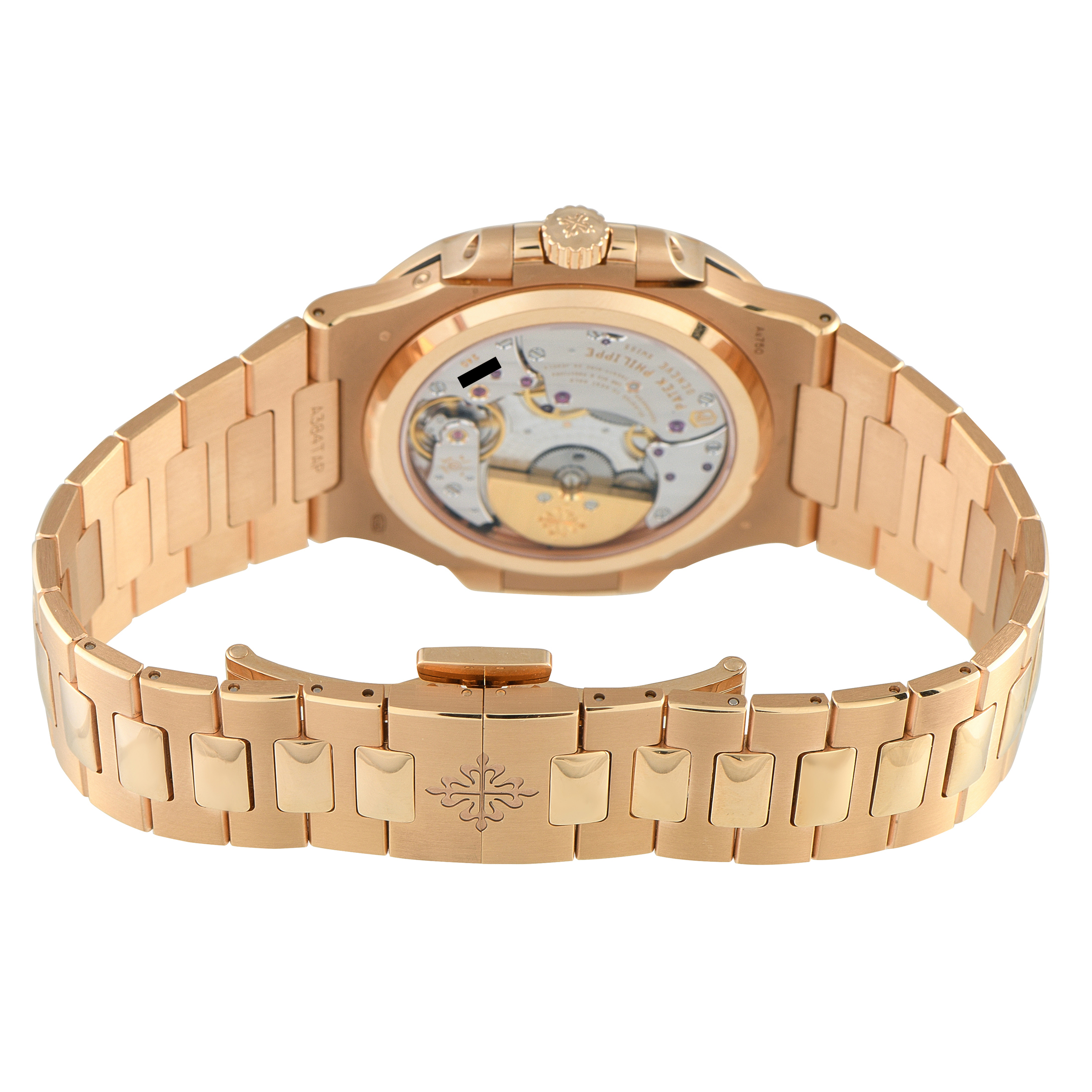 Patek Philippe Nautilus Moon Phase Rose Gold Watch 5712/1R-001