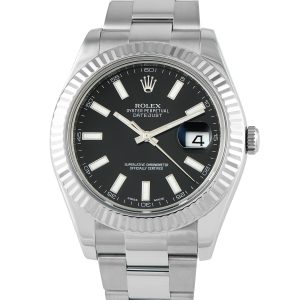 Rolex Datejust II Black Dial Oyster Watch 116334