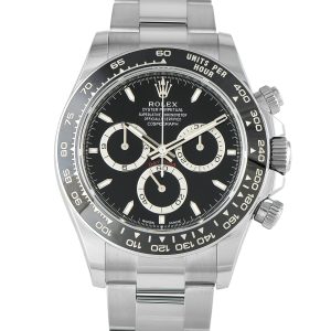 Rolex Daytona Black Dial Steel Watch 126500LN