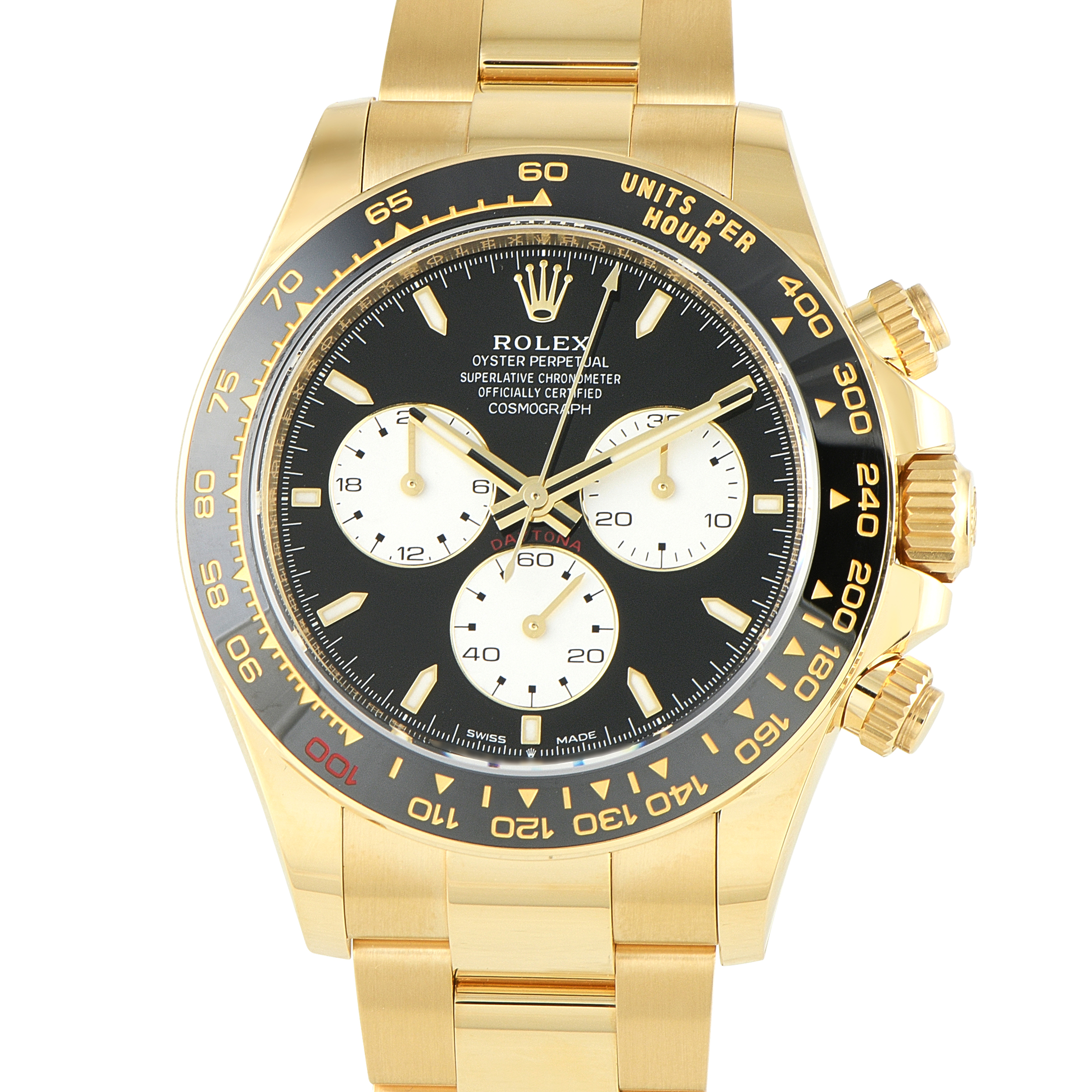 Rolex Daytona Le Mans Yellow Gold Watch 126528LN