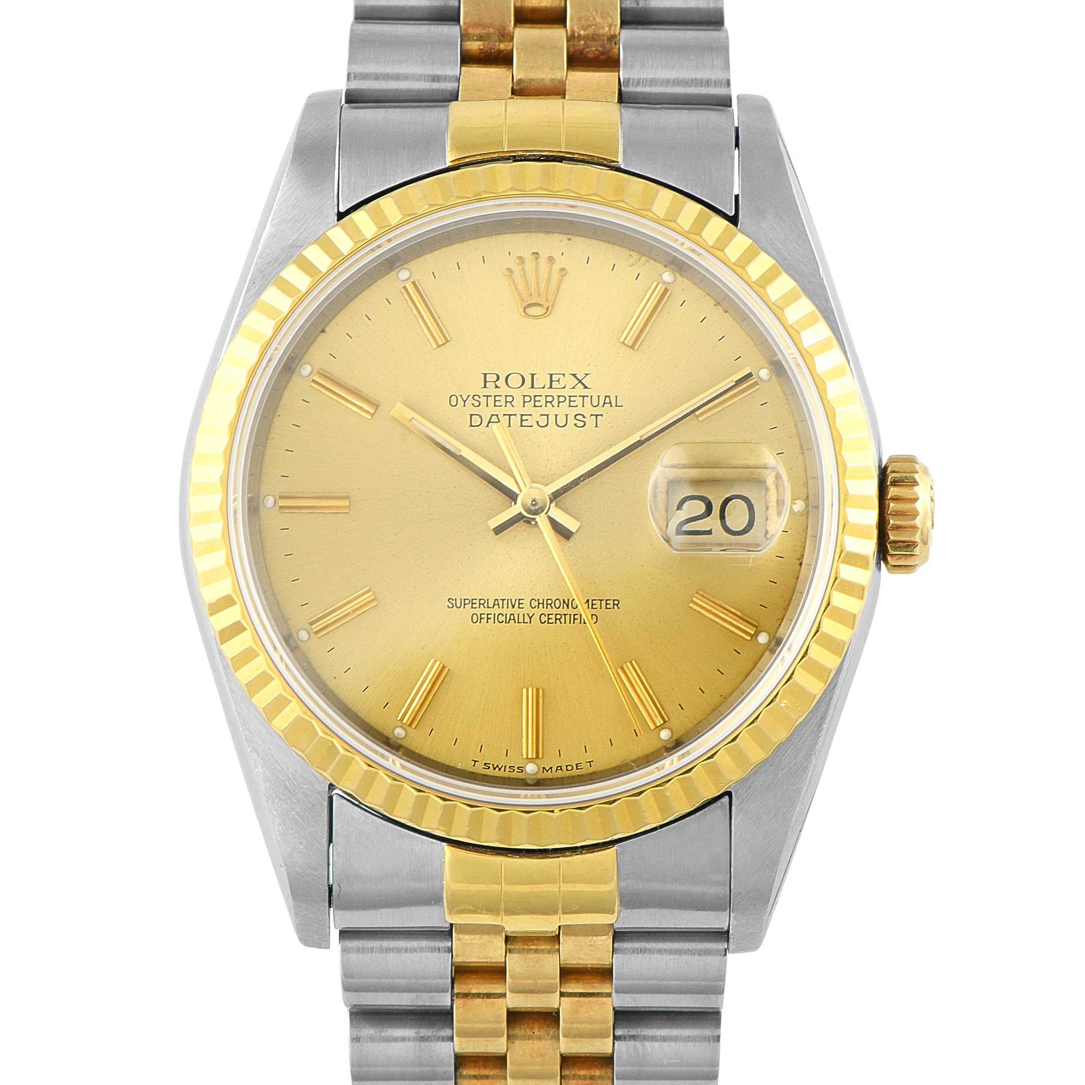 Rolex Datejust 36 Two-Tone Jubilee Watch 16233
