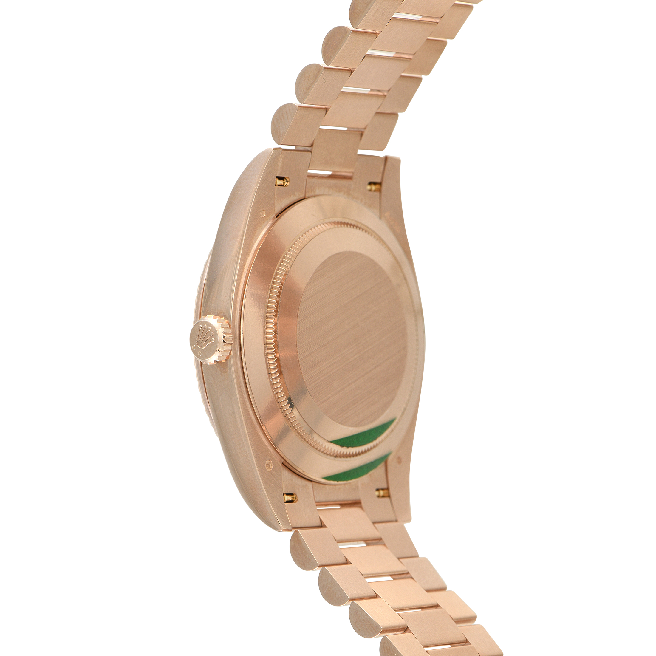 Rolex Day-Date 40 Green Dial Everose Gold President Watch 228235