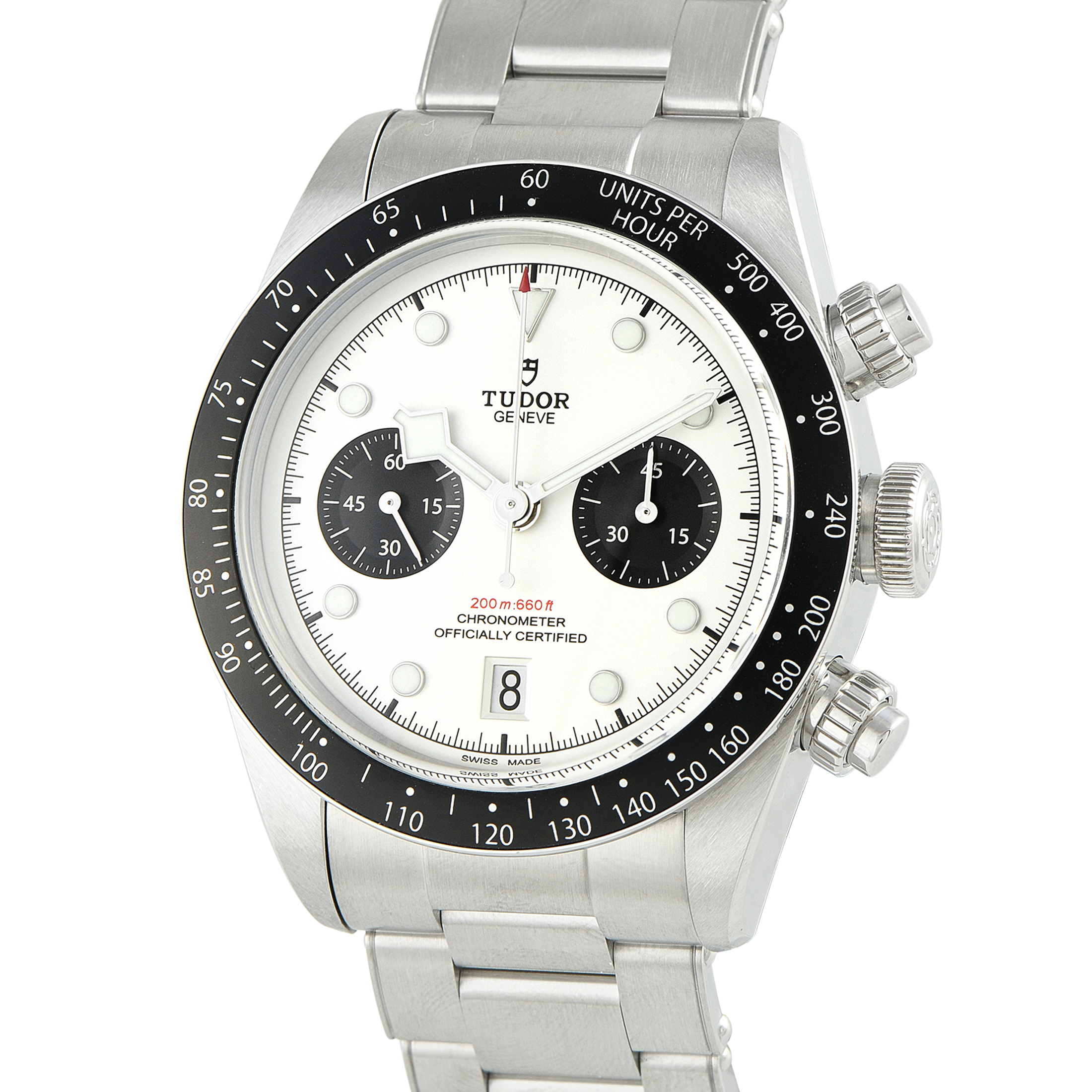 Tudor Black Bay Chrono Panda Steel Watch 79360