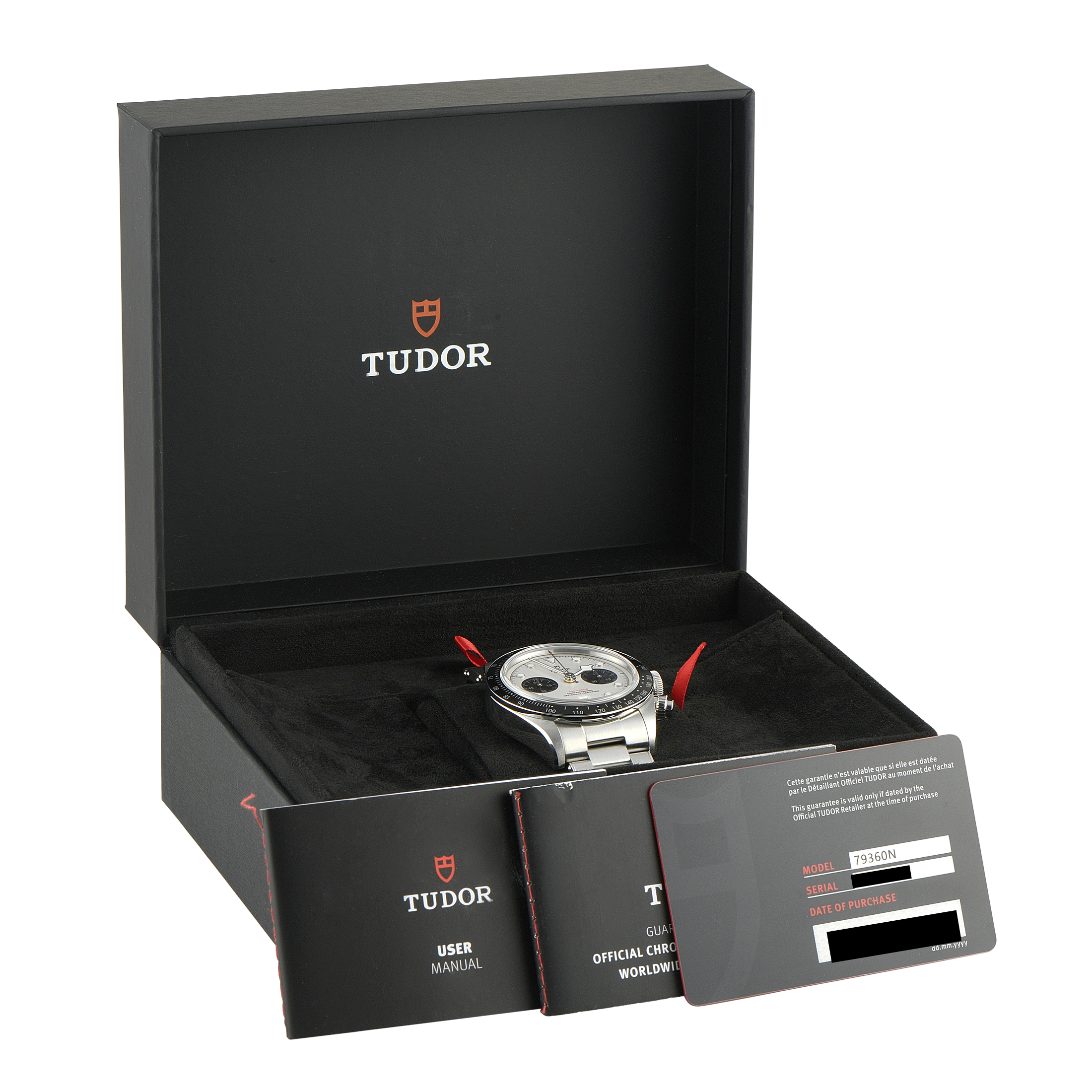 Tudor Black Bay Chrono Panda Steel Watch 79360