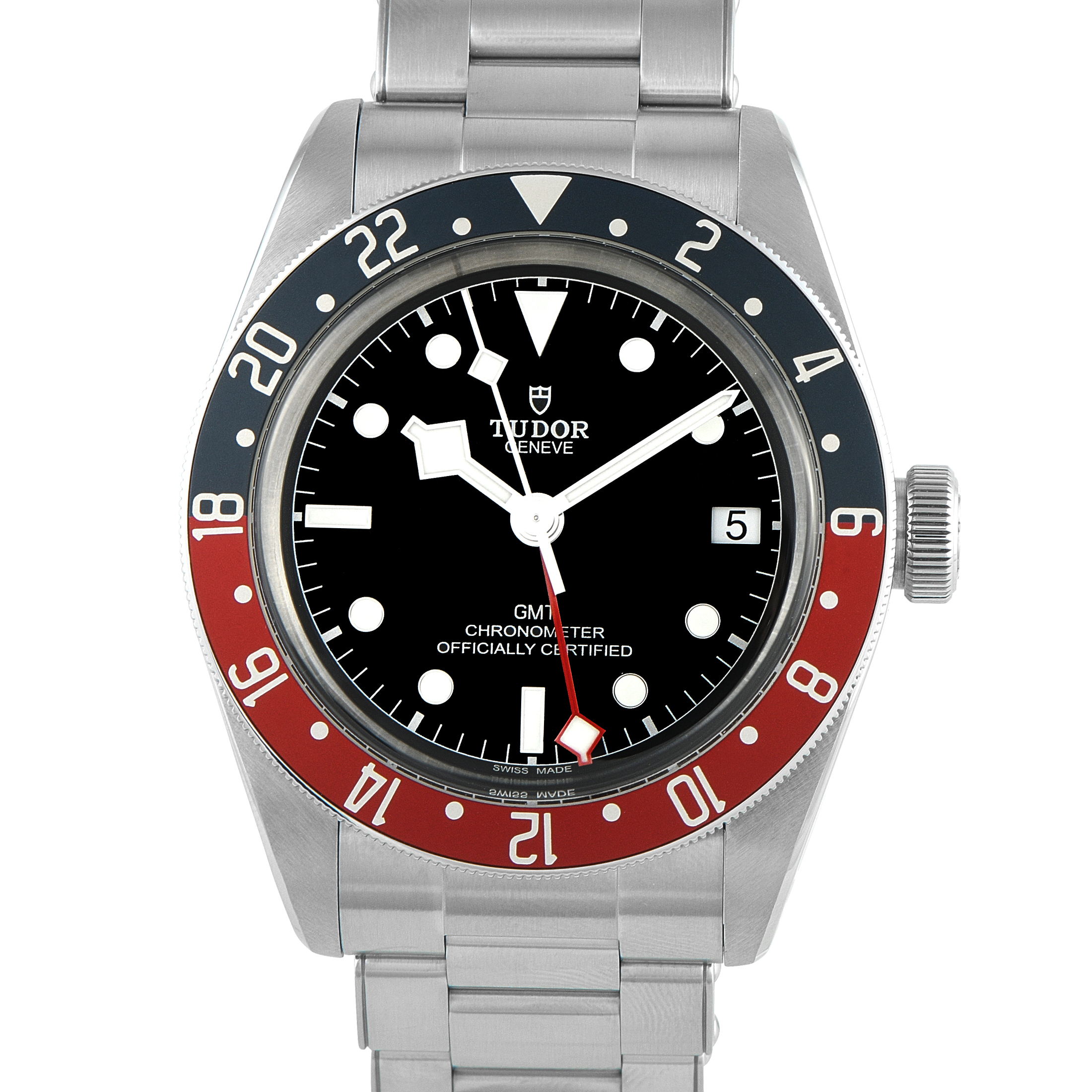 Tudor Black Bay GMT Black Dial Steel Watch 79830RB