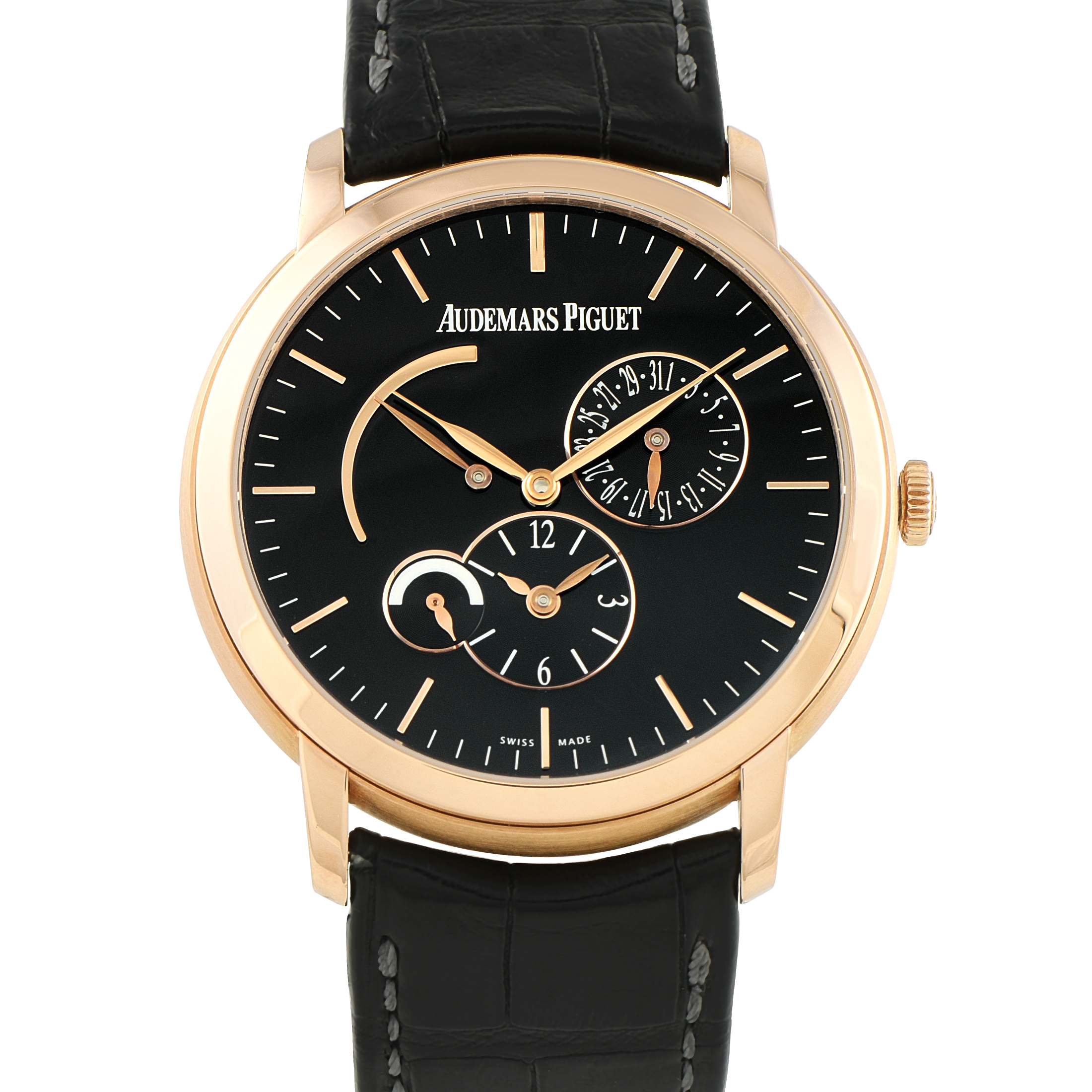 Audemars Piguet Jules Audemars Dual Time Rose Gold Watch 26380OR.OO.D002CR.01