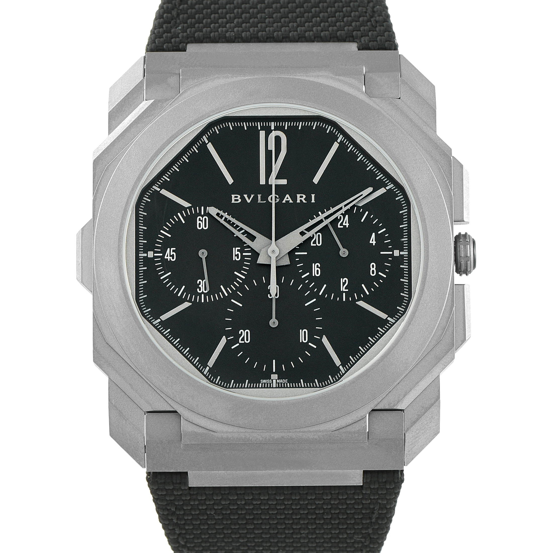 Bvlgari Octo Finissimo Chronograph GMT Titanium Watch 103371