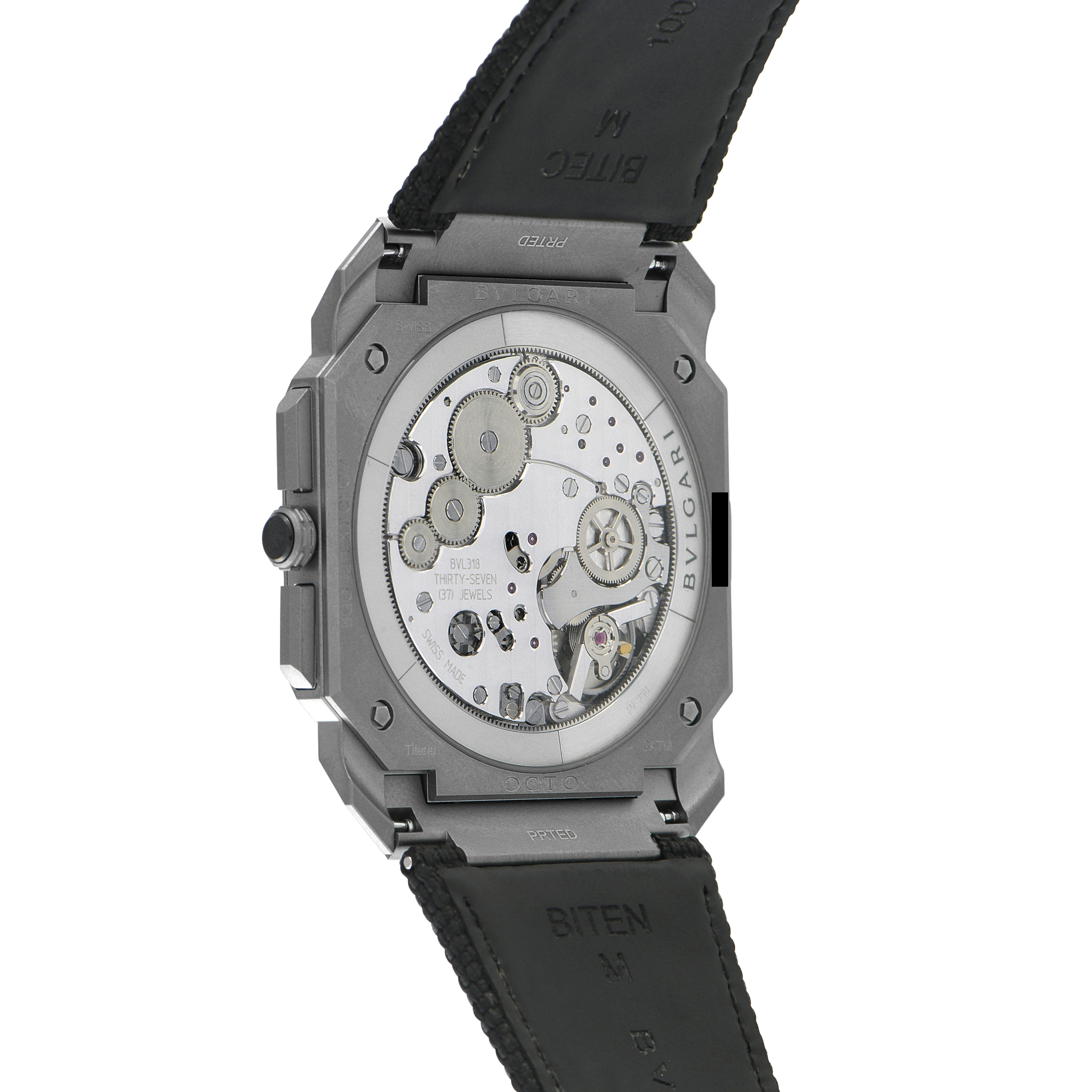 Bvlgari Octo Finissimo Chronograph GMT Titanium Watch 103371