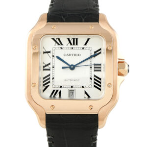 Cartier Santos Large Model Rose Gold Watch WGSA0019