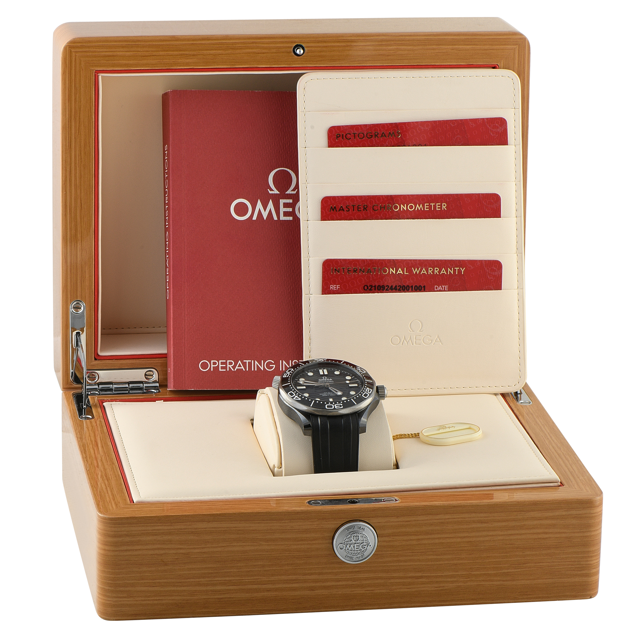 Omega Seamaster Diver 300M Black Ceramic and Titanium Watch 210.92.44.20.01.001