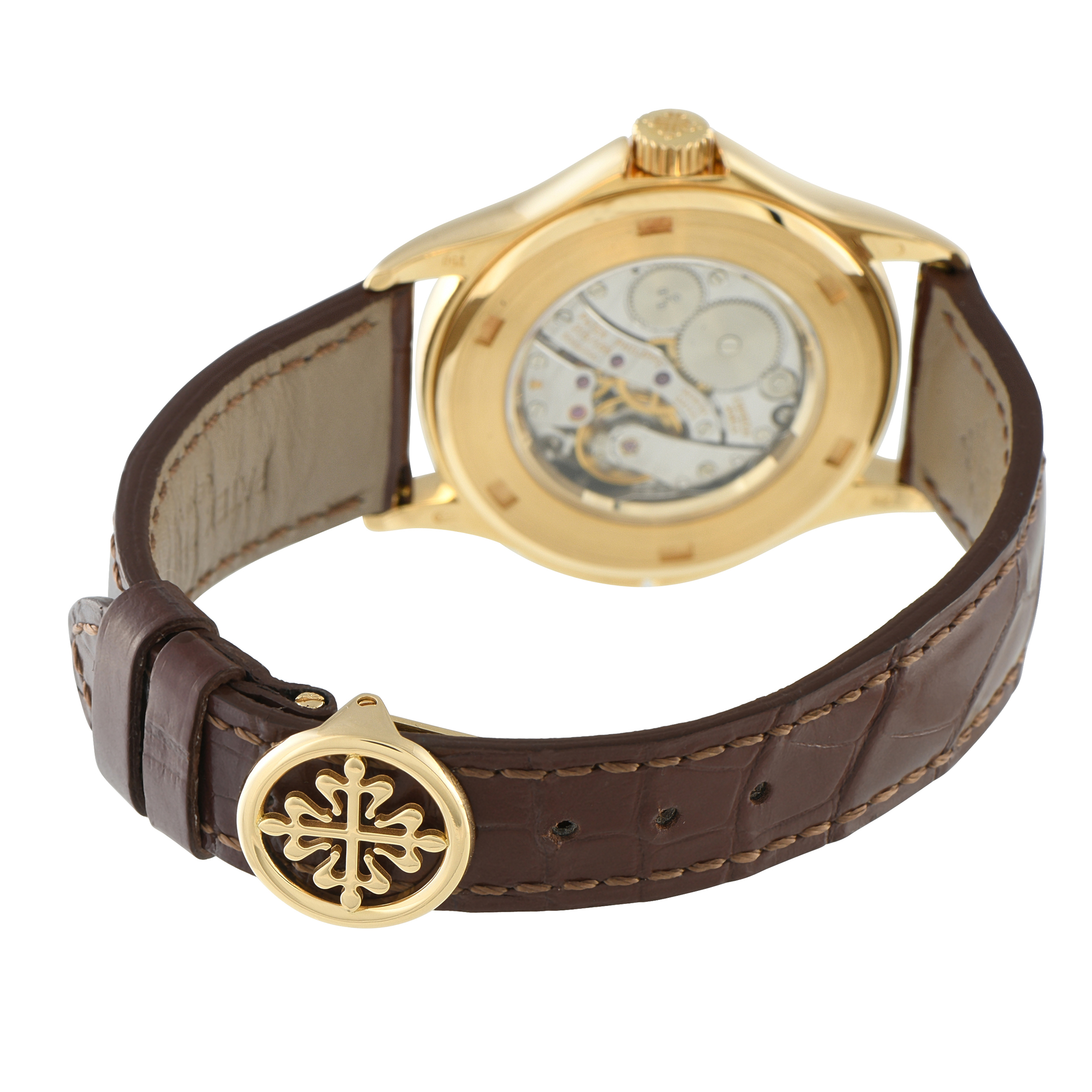 Patek Philippe Calatrava Travel Time Yellow Gold Watch 5134j