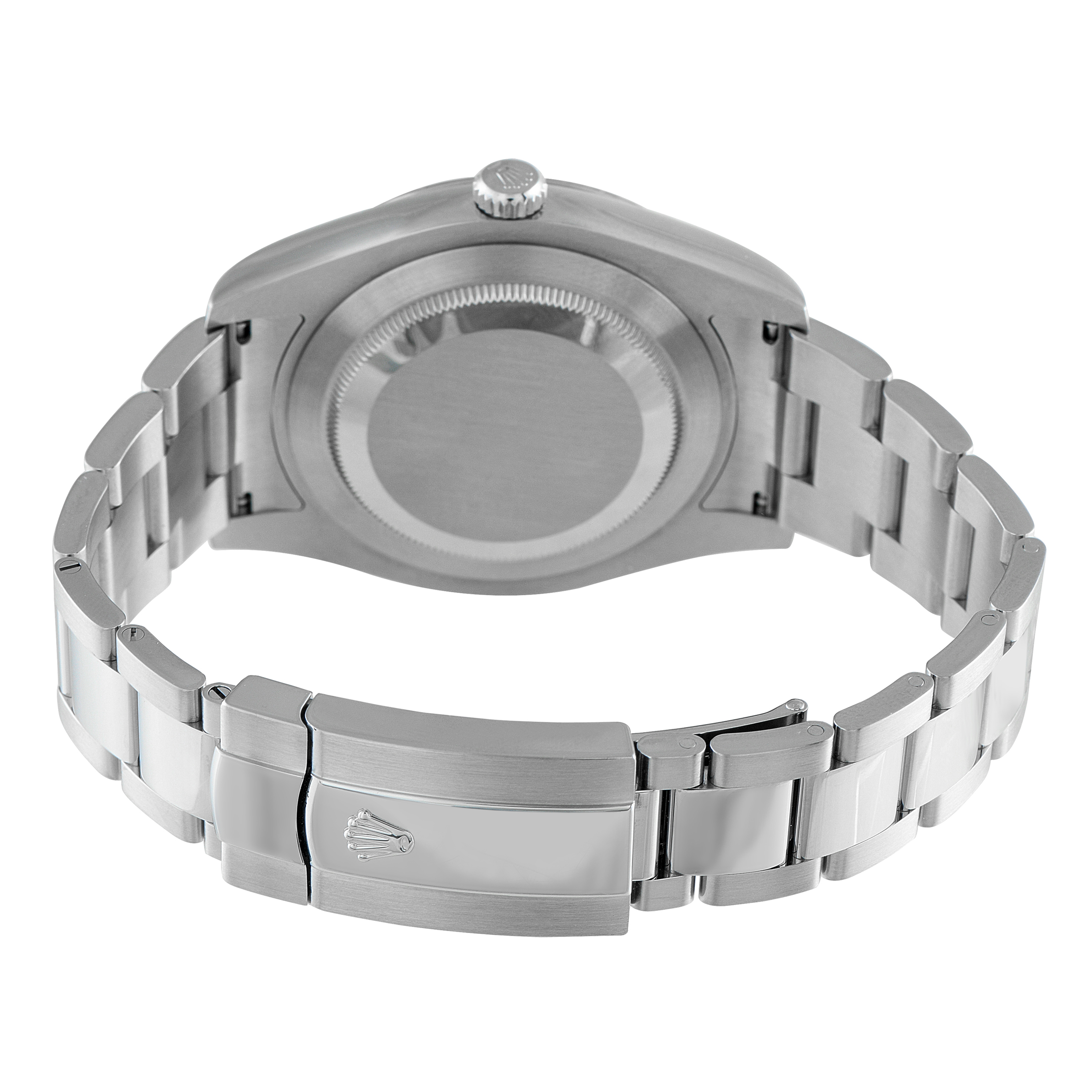 Rolex Datejust II Black Dial White Gold and Steel Oyster Watch 116334