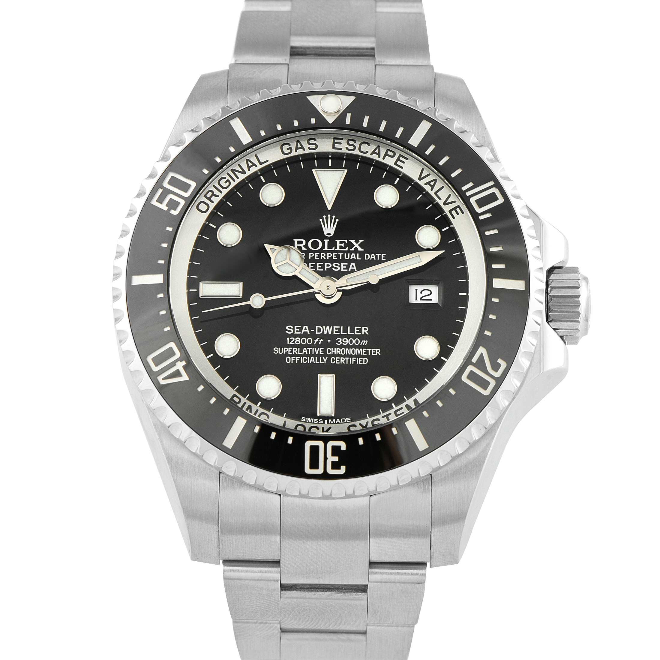 Rolex Sea-Dweller Deepsea Black Dial Steel Watch 116660