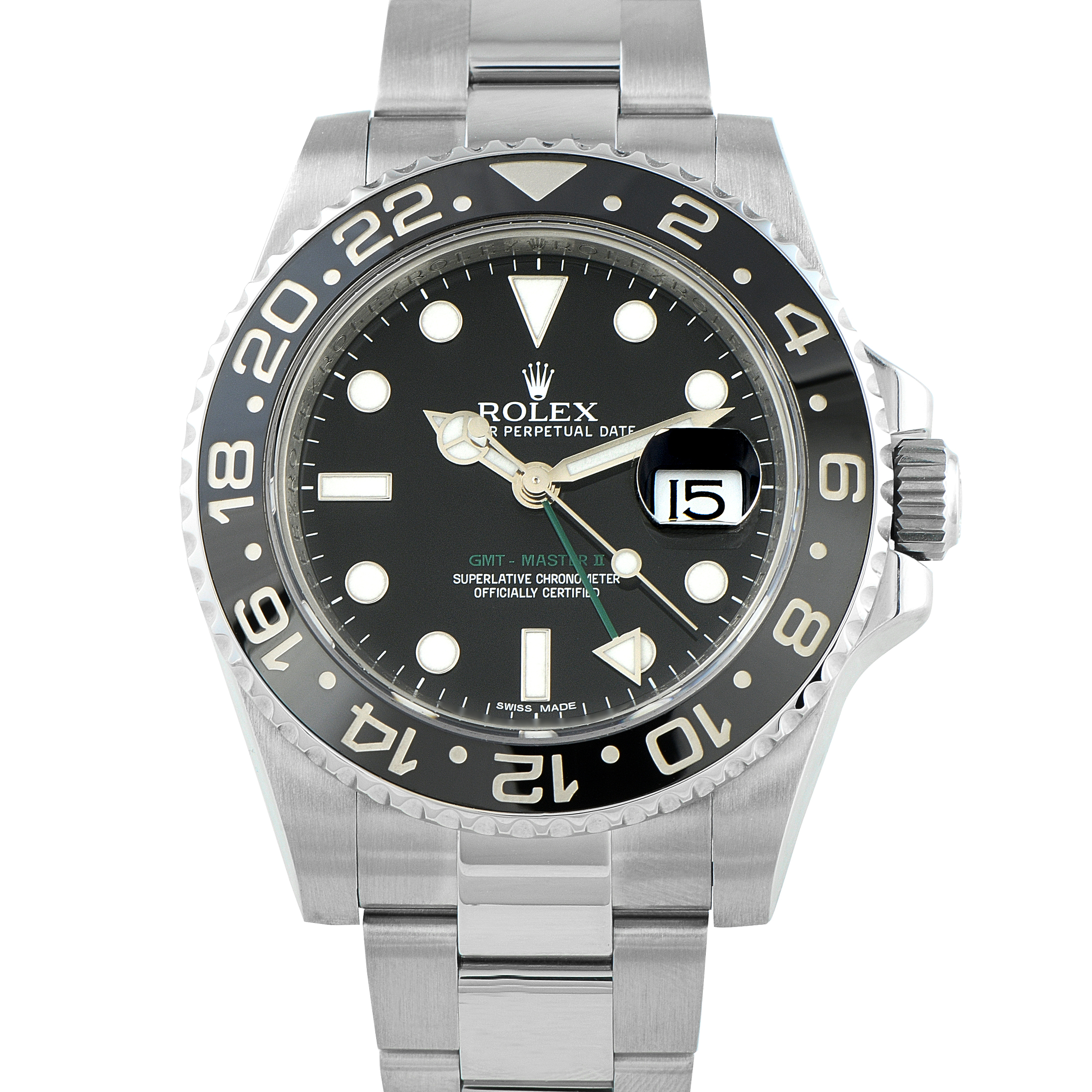 Rolex GMT-Master II Steel Oyster Watch 116710LN