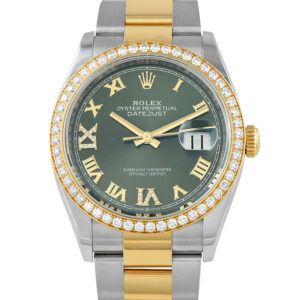 Rolex Datejust 36 Diamond Bezel Two-Tone Oyster Watch 126283RBR 126283rbr