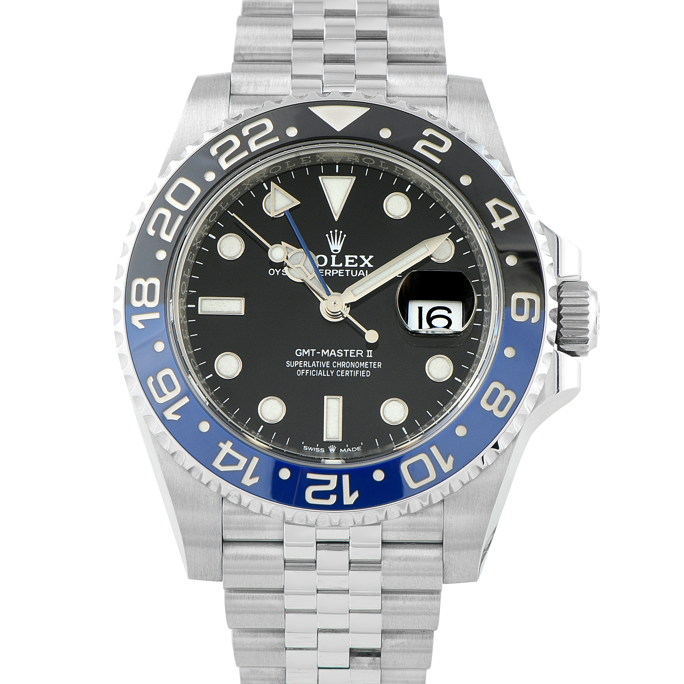 Rolex GMT-Master II Batgirl Steel Jubilee 126710BLNR