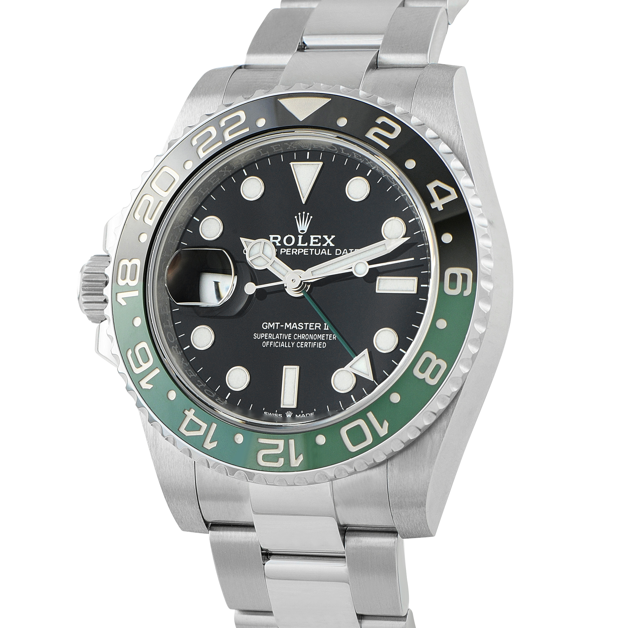 Rolex GMT-Master II Left-Hand Sprite Oystersteel Watch 126720VTNR