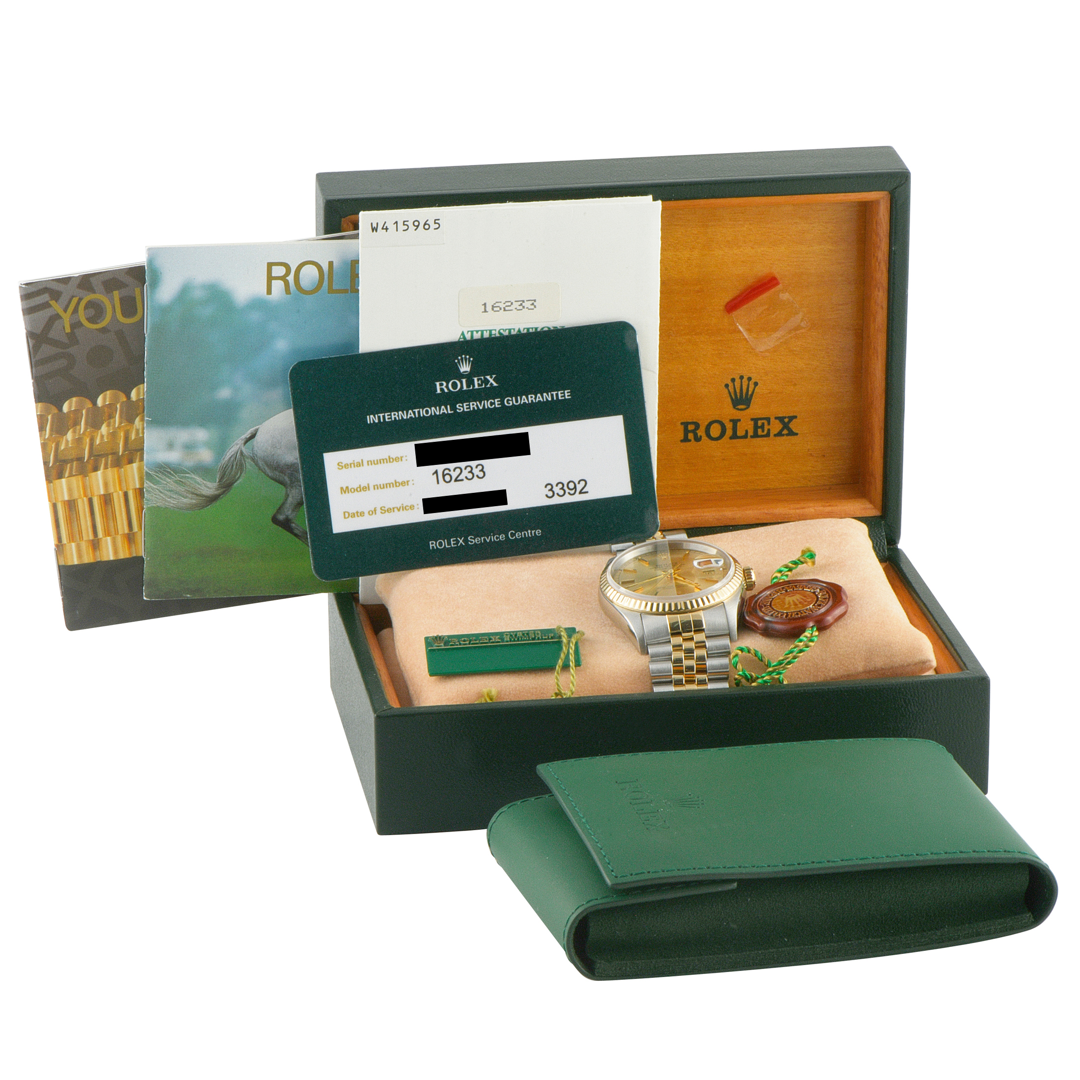 Rolex Datejust 36 Champagne Dial Two-Tone Jubilee Watch 16233