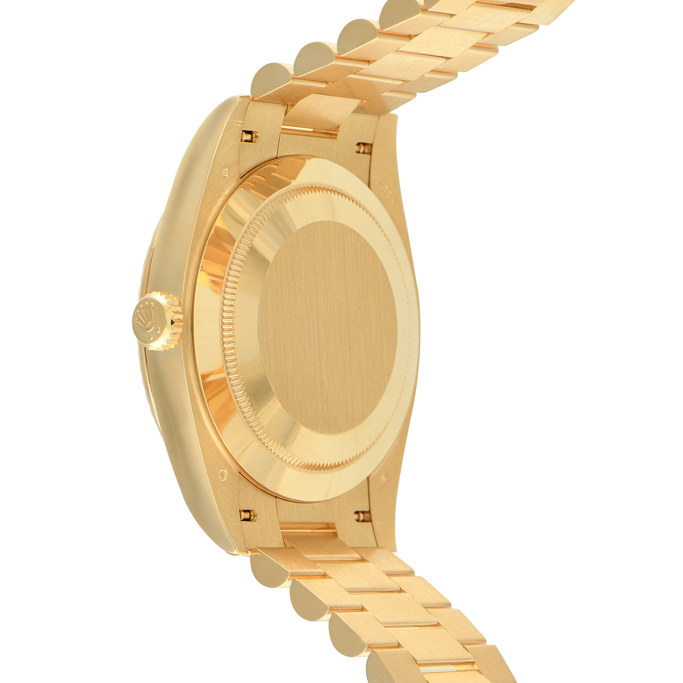 Rolex Day-Date 40 Green Roman Dial Yellow Gold President Watch 228238