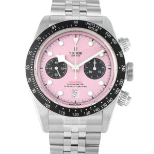 Tudor Black Bay Chrono Pink Steel Watch M79360N-0019