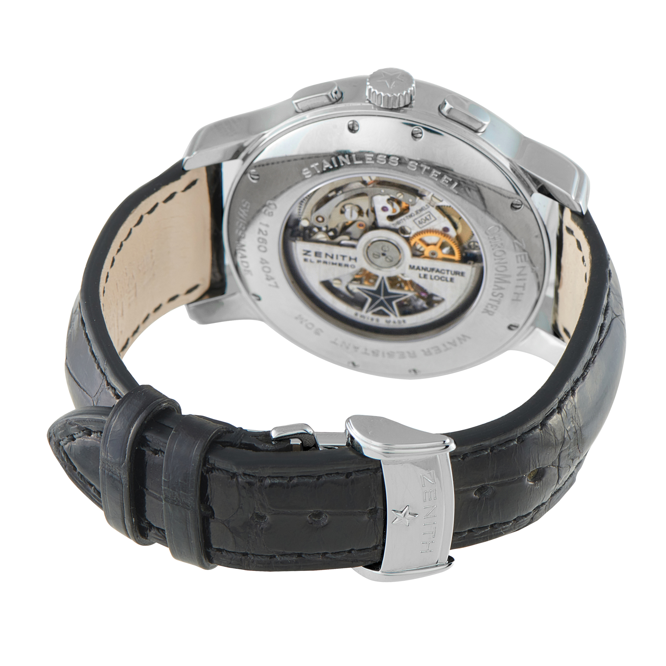 Zenith Chronomaster XXT Open Grande Date Moon and Sunphase Steel Watch 03.1260.4047