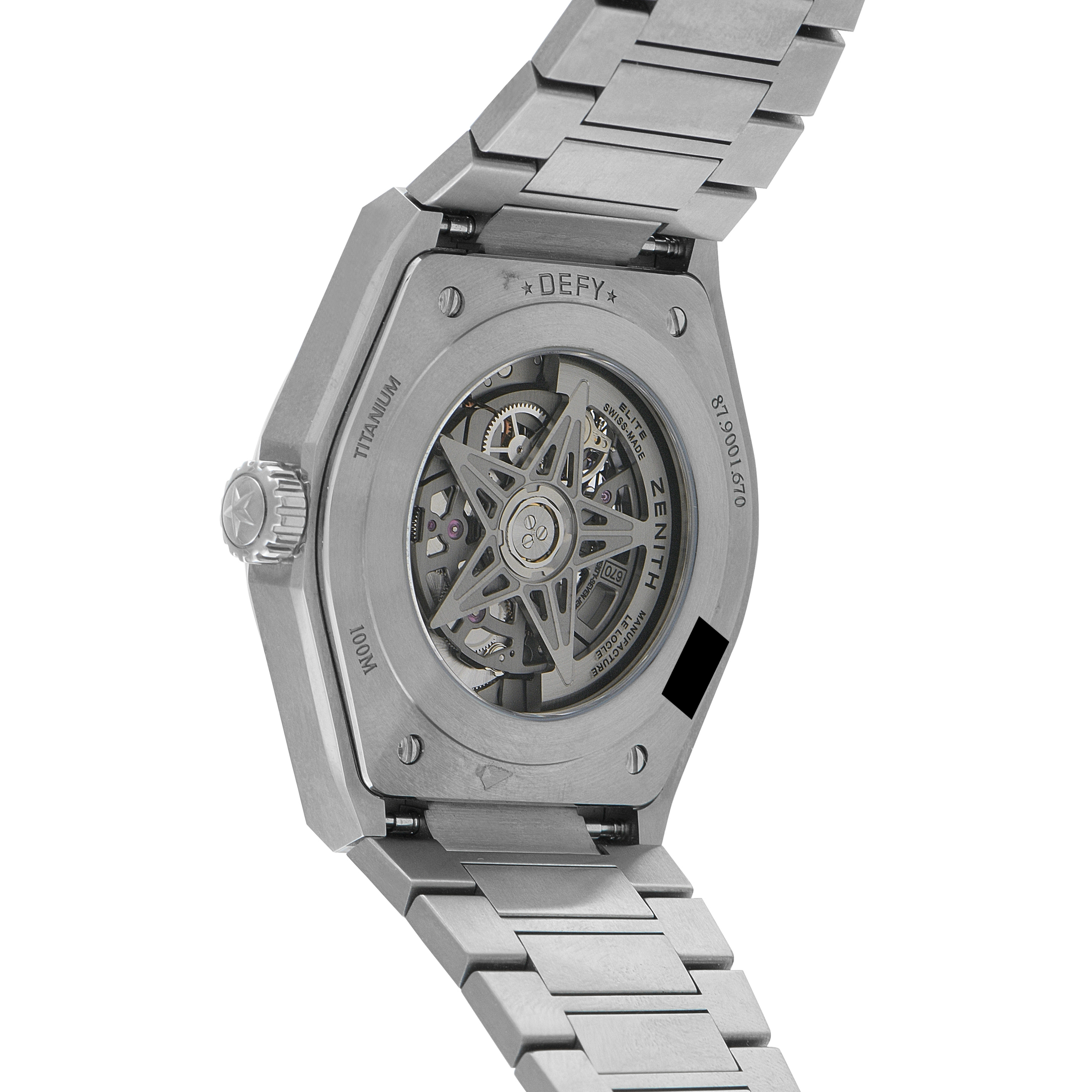 Zenith Defy Classic Titanium and Rose Gold Watch 87.9001.670/78.m