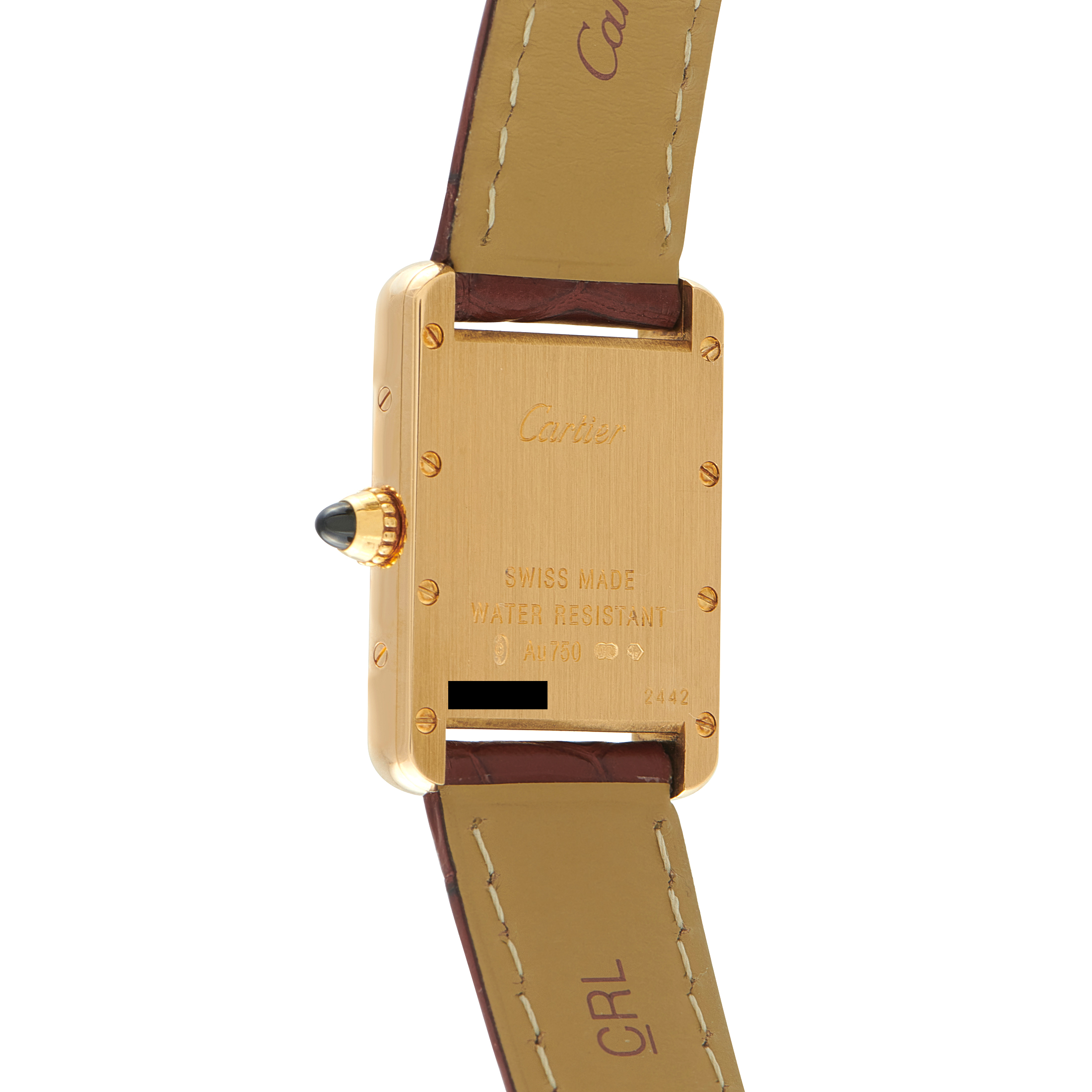 Cartier Tank Louis Yellow Gold Watch 2442