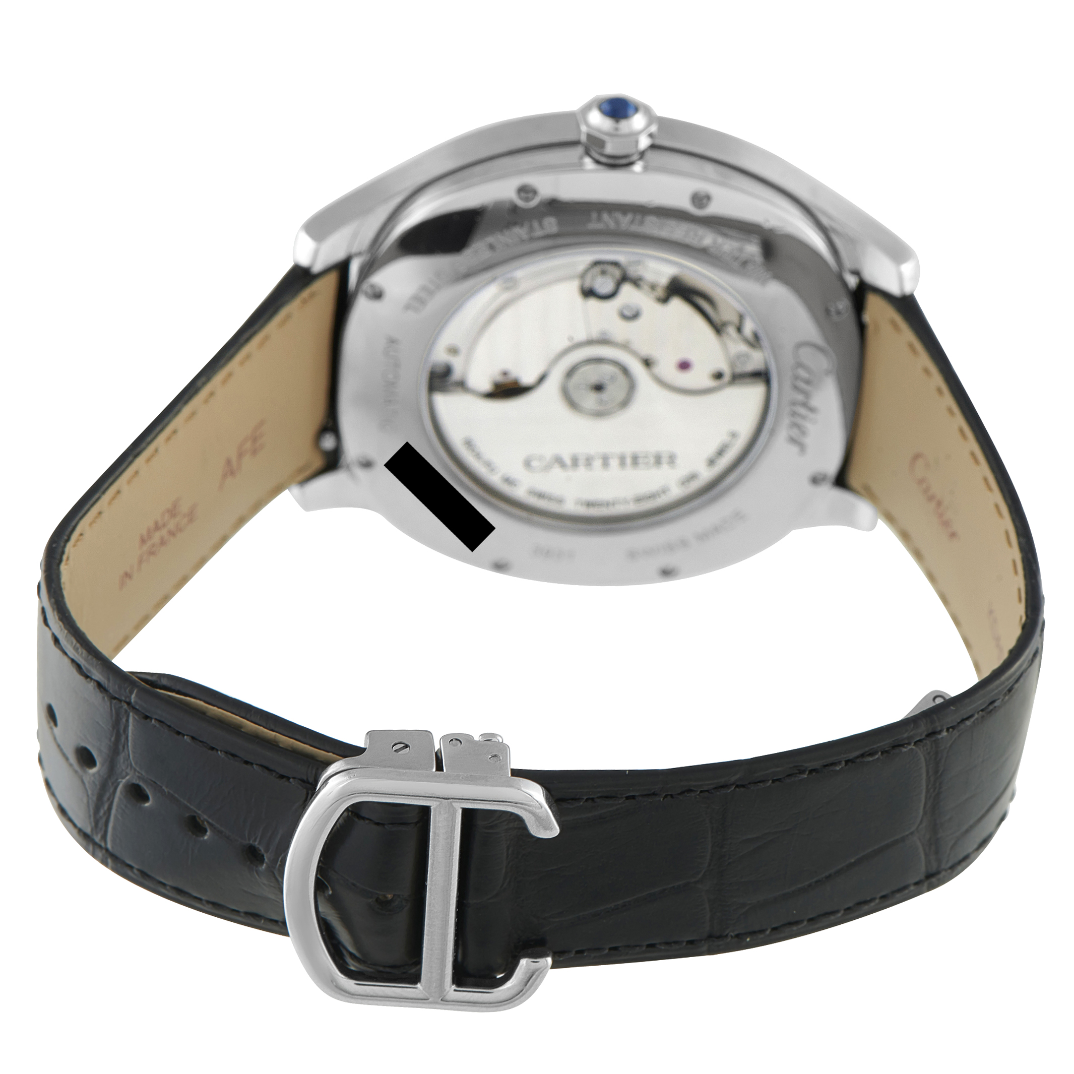 Cartier Drive de Cartier Retrograde Steel Watch wsnm0005