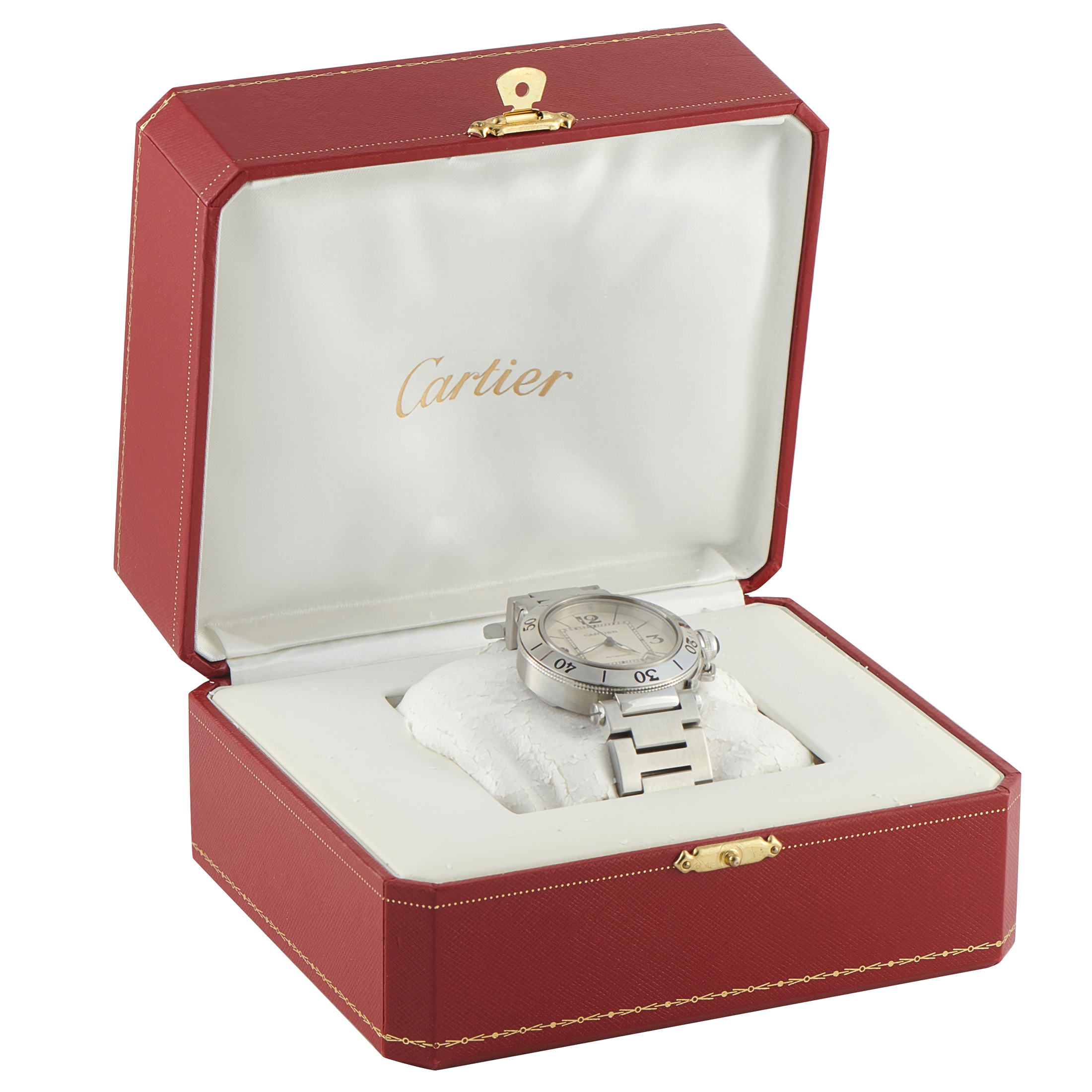Cartier Pasha Seatimer Steel Watch W31080M7