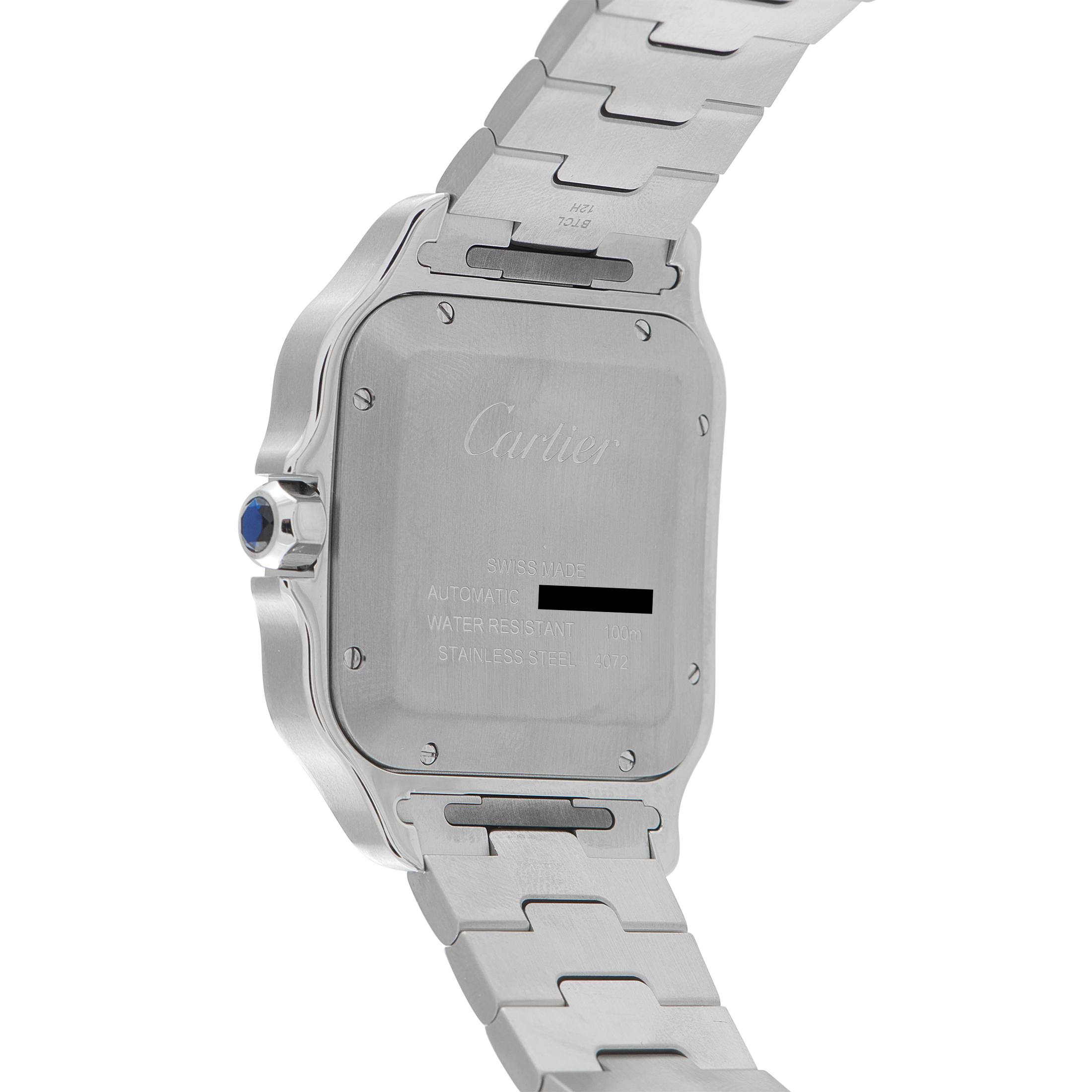 Cartier Santos Large Model Steel Watch WSSA0018