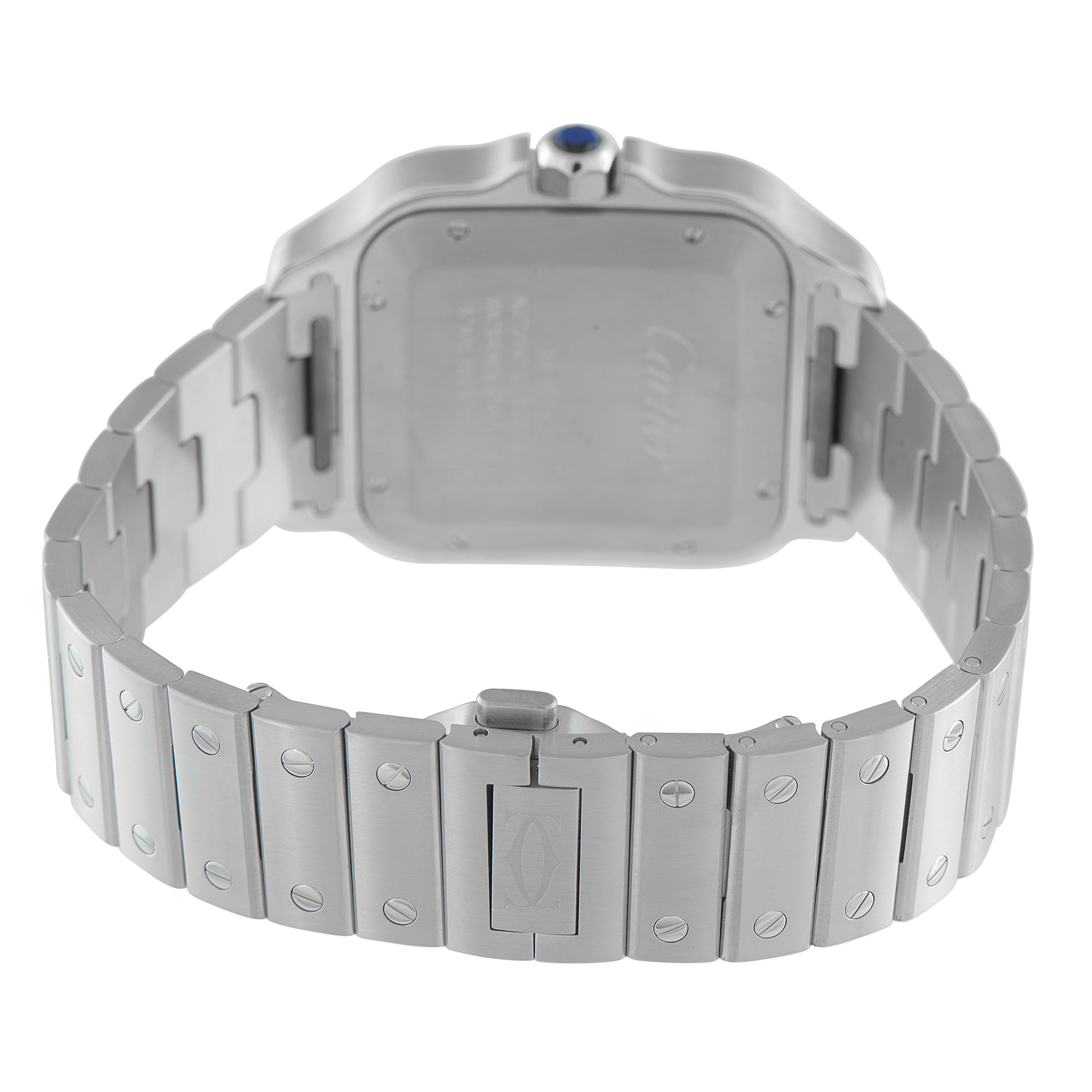 Cartier Santos Large Model Steel Watch WSSA0018